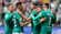 Players of SV Werder Bremen celebrate 