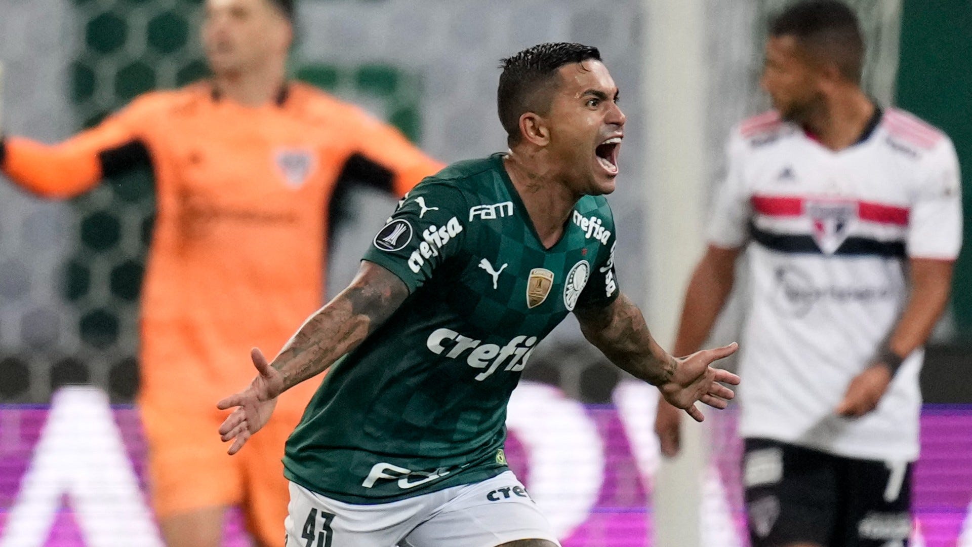 Dudu Palmeiras São Paulo Libertadores 17 08 2021