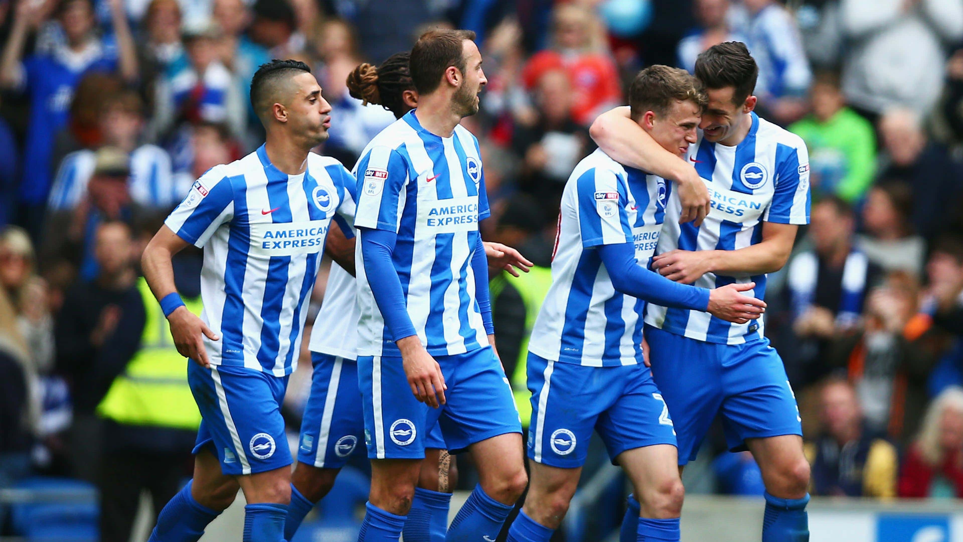 Brighton promoted to the Premier League 20 years after almost losing  Football League status | Goal.com