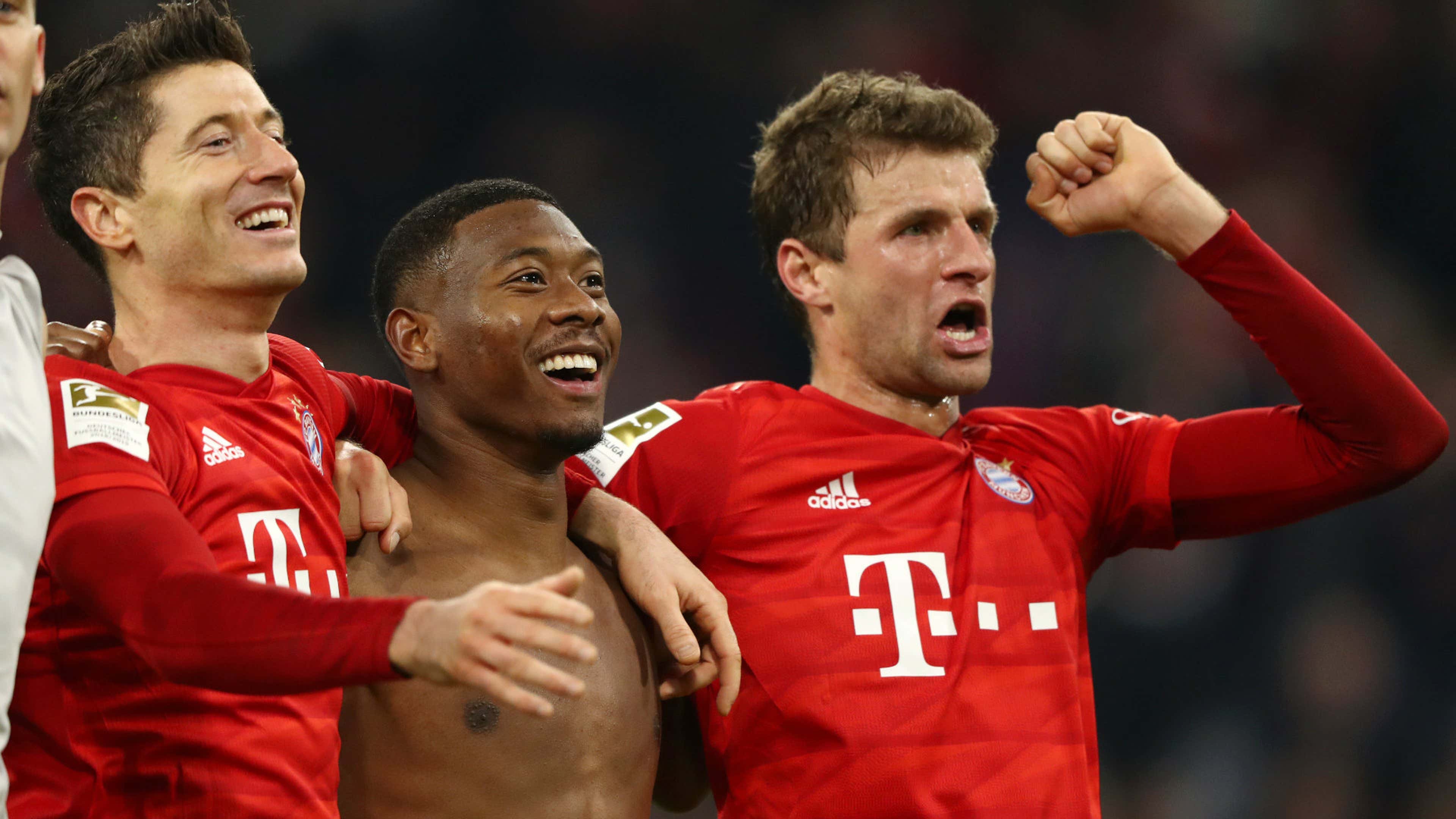 Robert Lewandowski Thomas Muller Bayern Munich vs Borussia Dortmund 2019-20