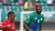 Equatorial Guinea captain Emilio Nsue Lopez and Kei Kamara of Sierra Leone.