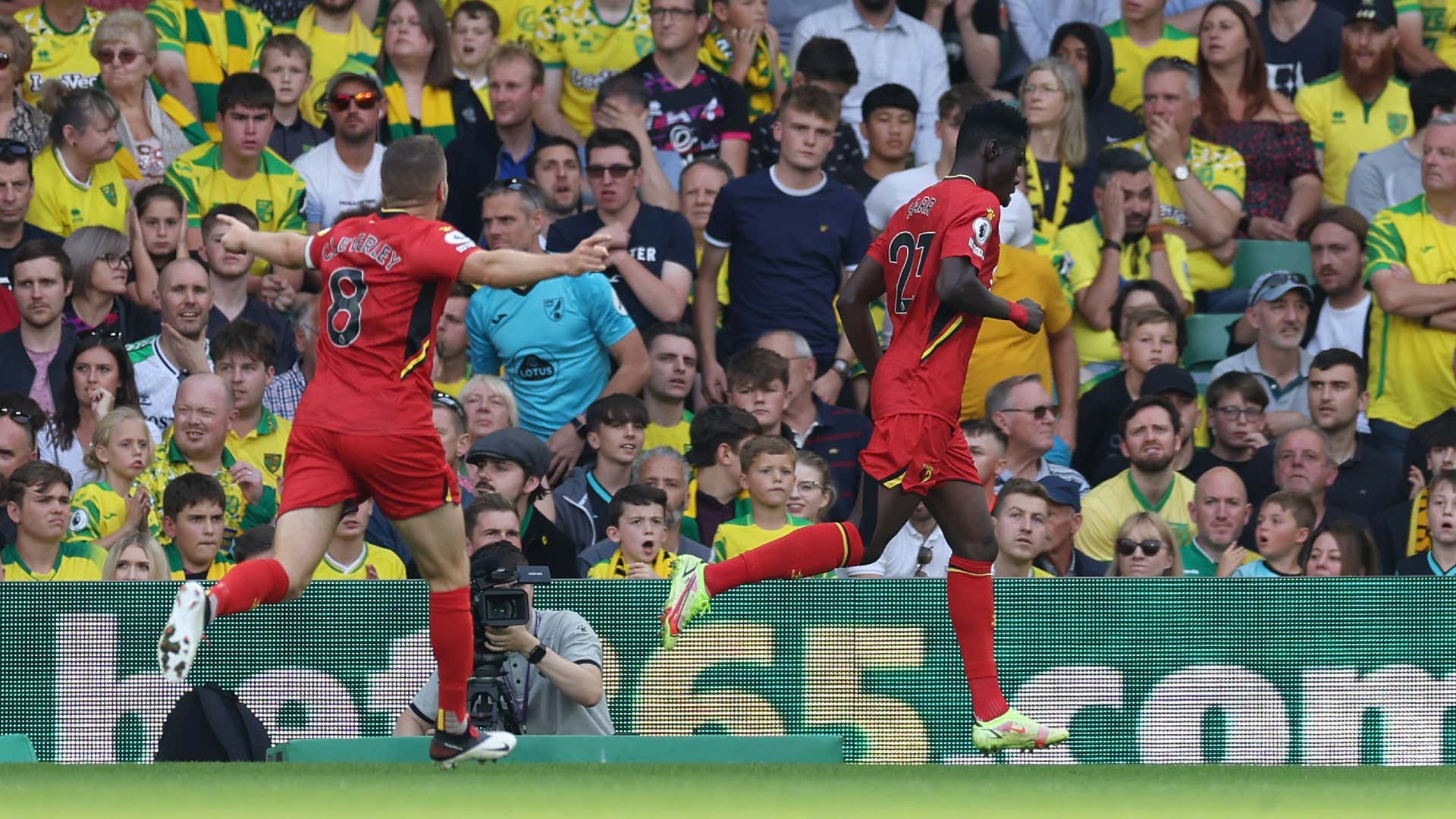 Ismaila Sarr Norwich vs Watford 2021-22