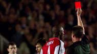 Patrick Vieira Arsenal red card