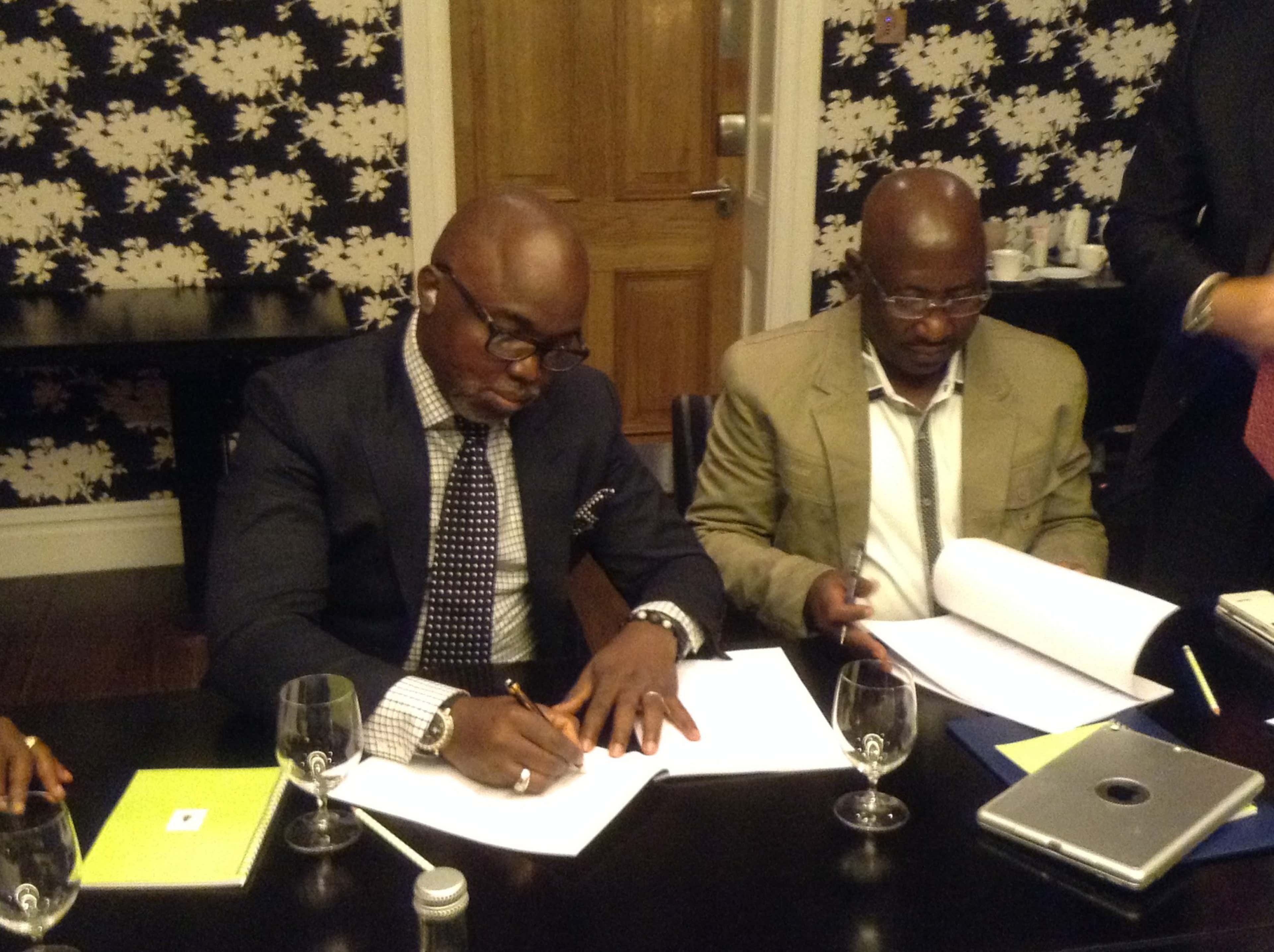 Amaju Pinnick signs contract with Nike