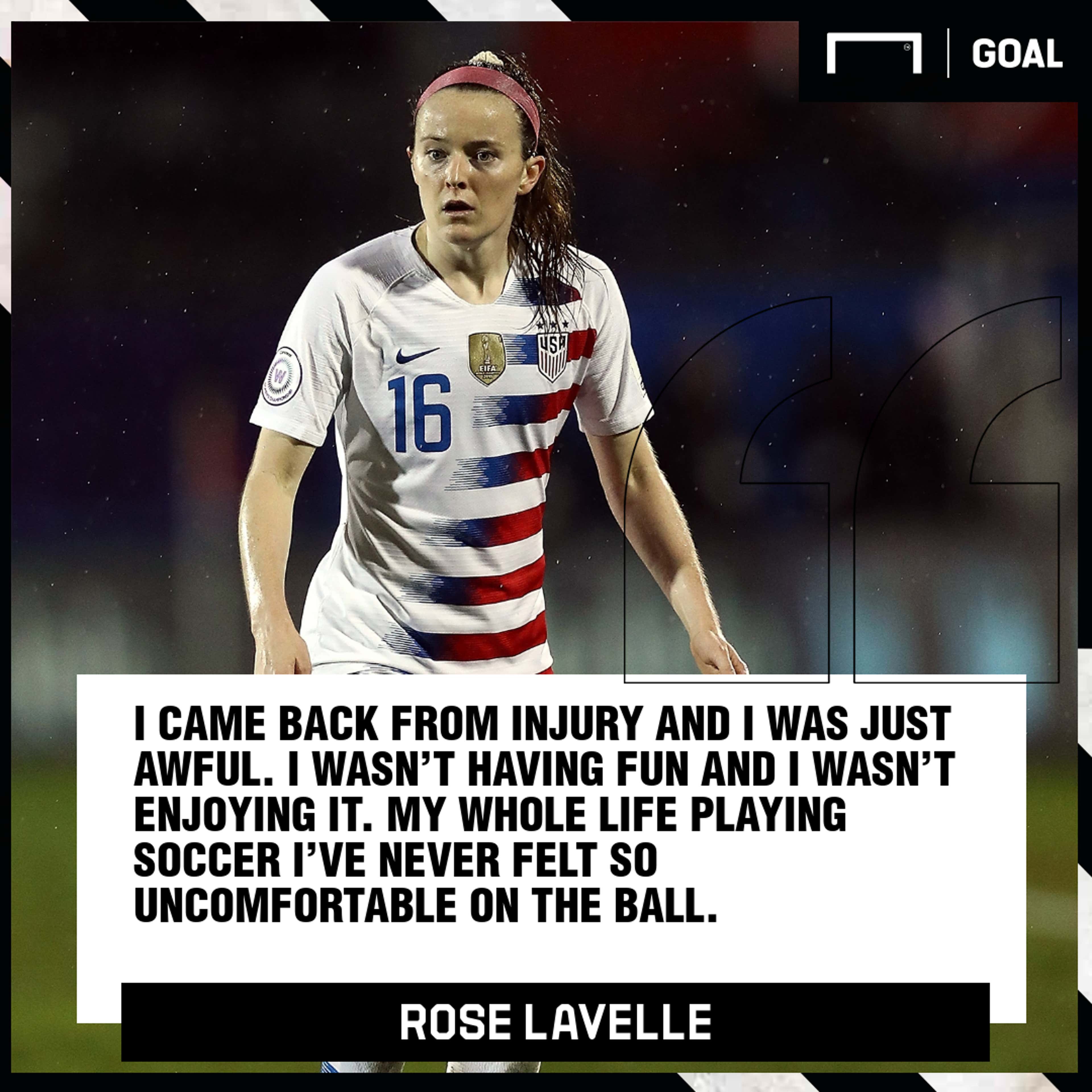 Rose Lavelle USWNT injury PS