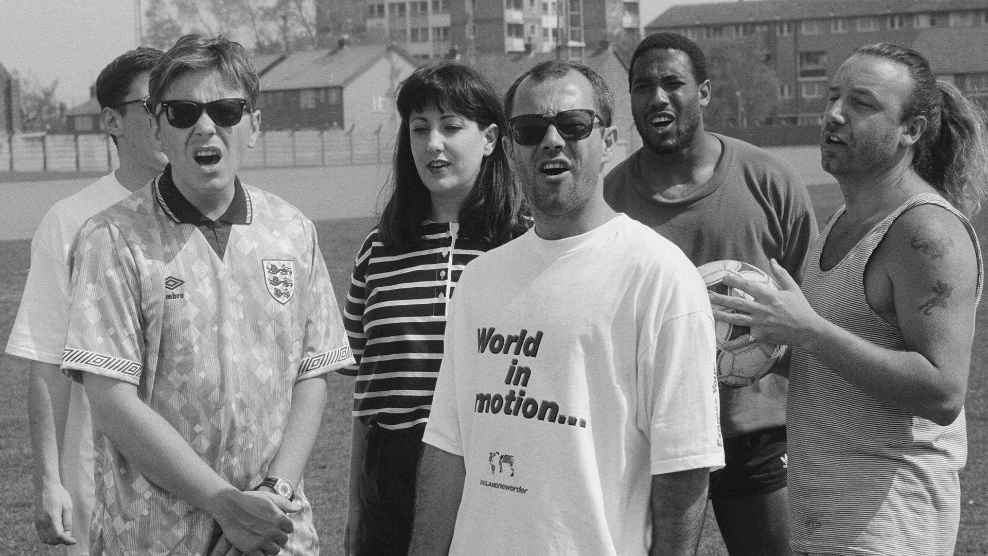 World in Motion: Lyrics to England's World Cup 1990 song by New Order,  video & John Barnes rap  UK