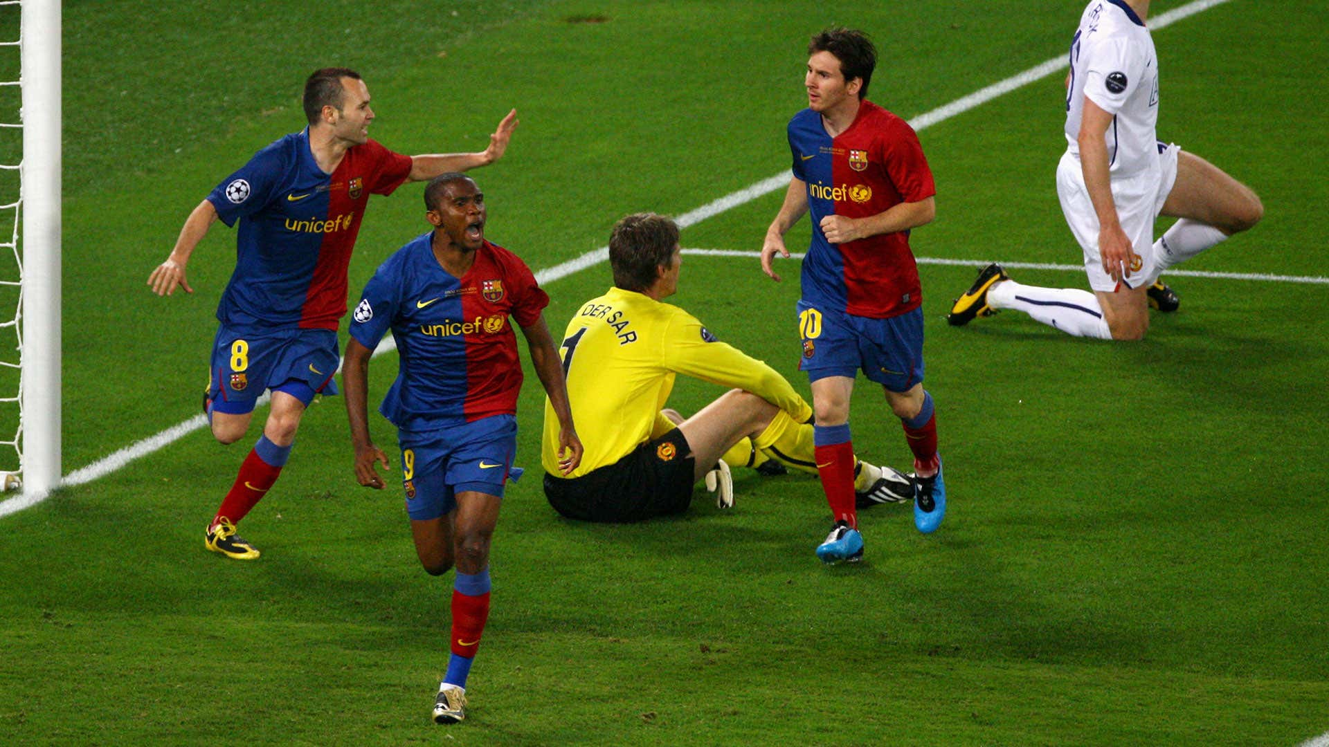 Samuel Eto'o Barcelona Champions League