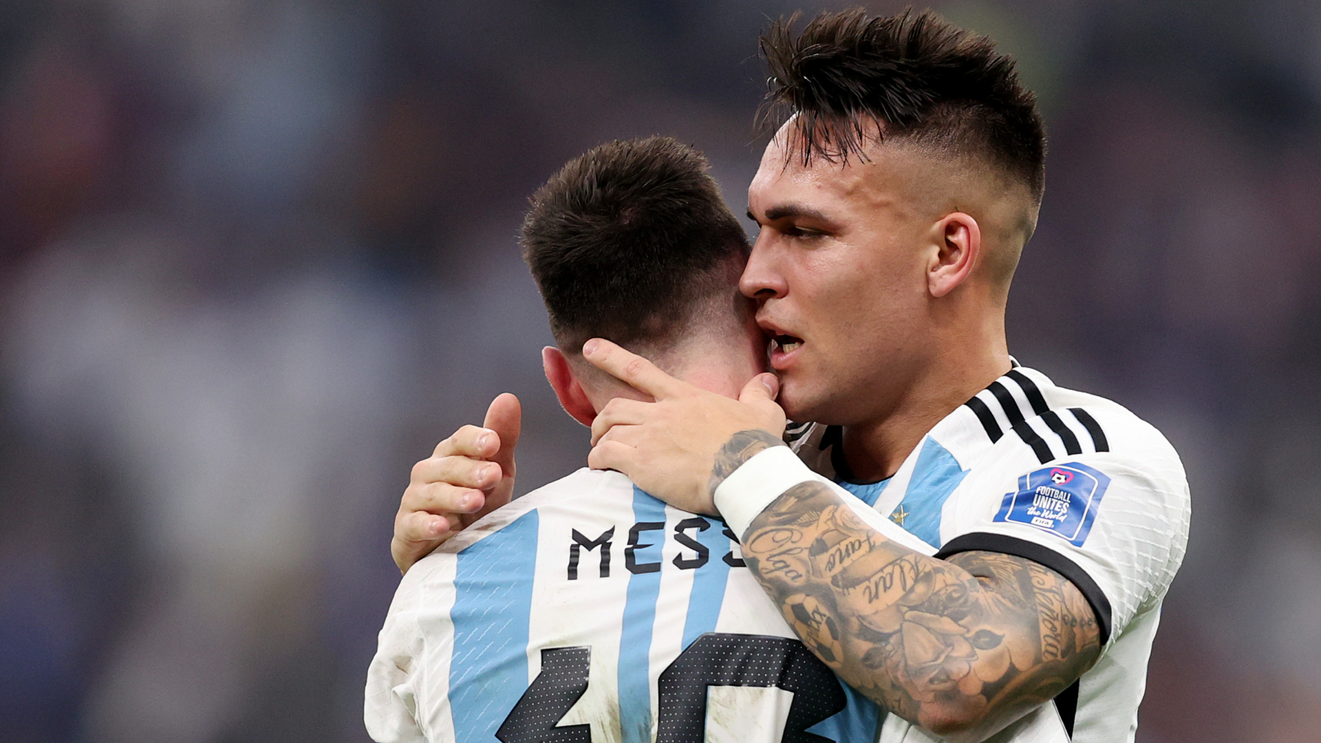 Lautaro Martinez Lionel Messi Argentina 2022 World Cup