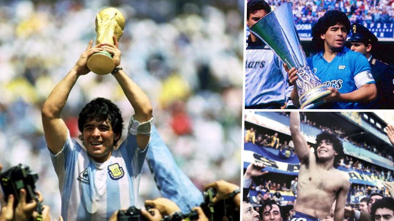 Cuántos Mundiales y títulos ganó Maradona en toda su carrera con clubes y  selección?  Argentina