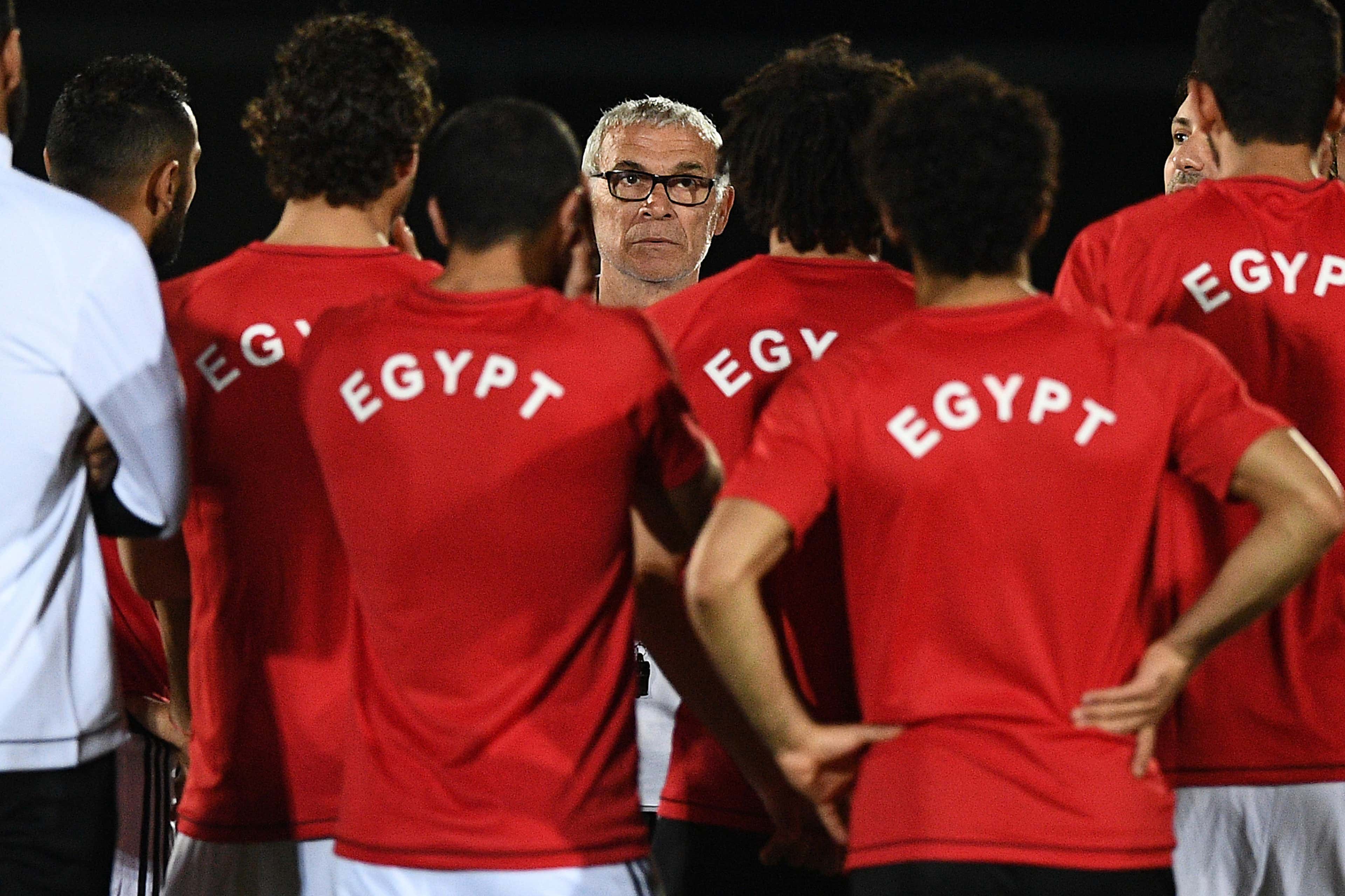Egypt's Argentinian coach Hector Raul Cuper