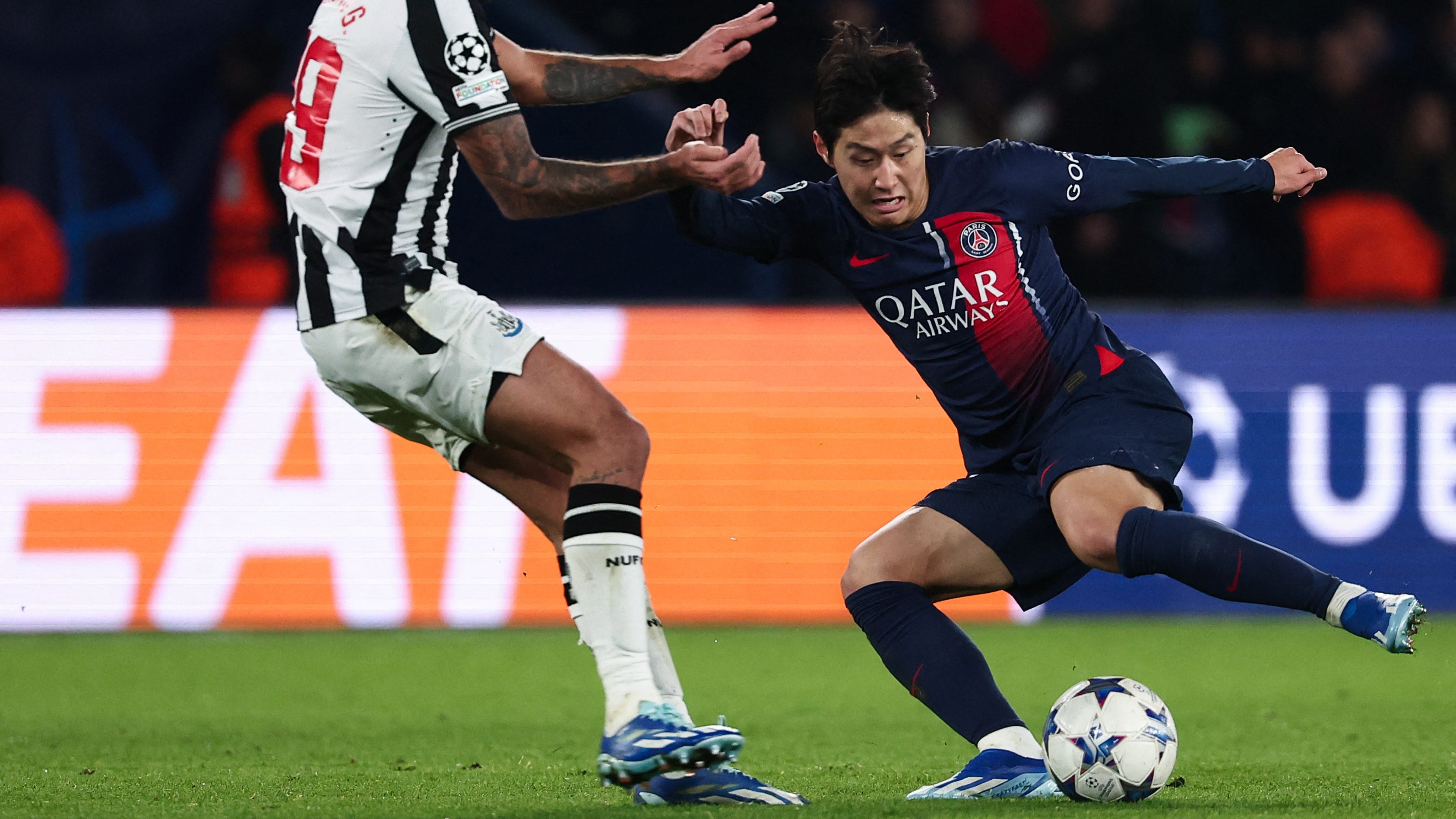Kang-in Lee, who overturned expectations and became a starter, played for 82 minutes…  ‘Mbappe equalizer’ PSG barely draws with Newcastle |  Goal.com Korean