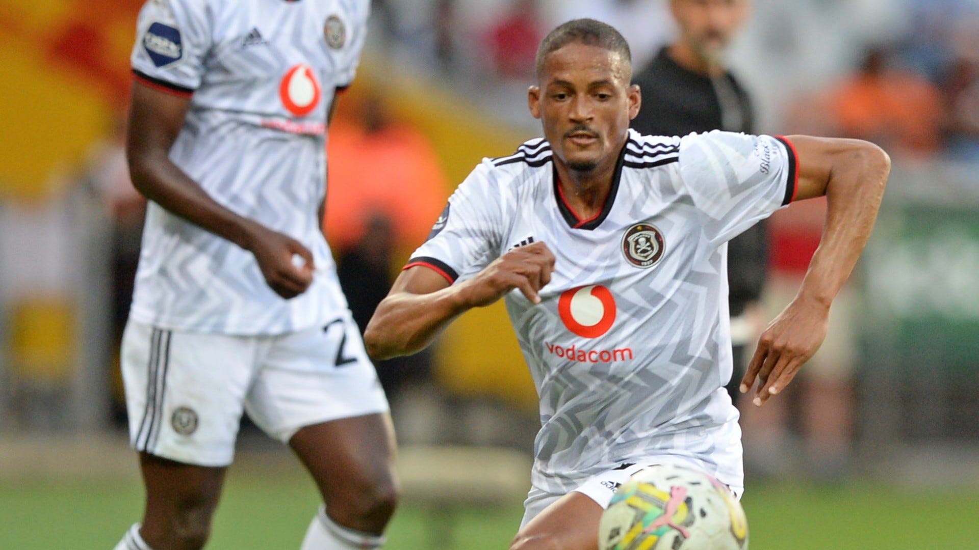 Orlando Pirates Football Club - The Orlando Pirates line-up vs Mamelodi  Sundowns in the Nedbank Cup Quarterfinal at the Lucas Moripe Stadium.