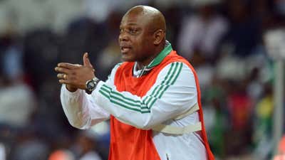 Stephen Keshi coach of Nigeria during the 2013 Africa Cup of Nations.
