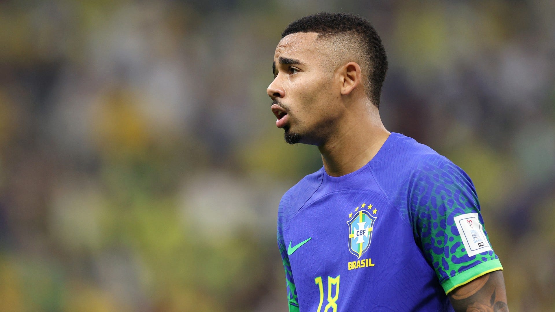 Gabriel Jesus, Brasil x Camarões, Copa do Mundo 2022