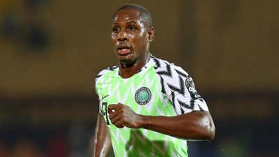 Odion Jude Ighalo of Nigeria during the 2019 Africa Cup of Nations 3rd.
