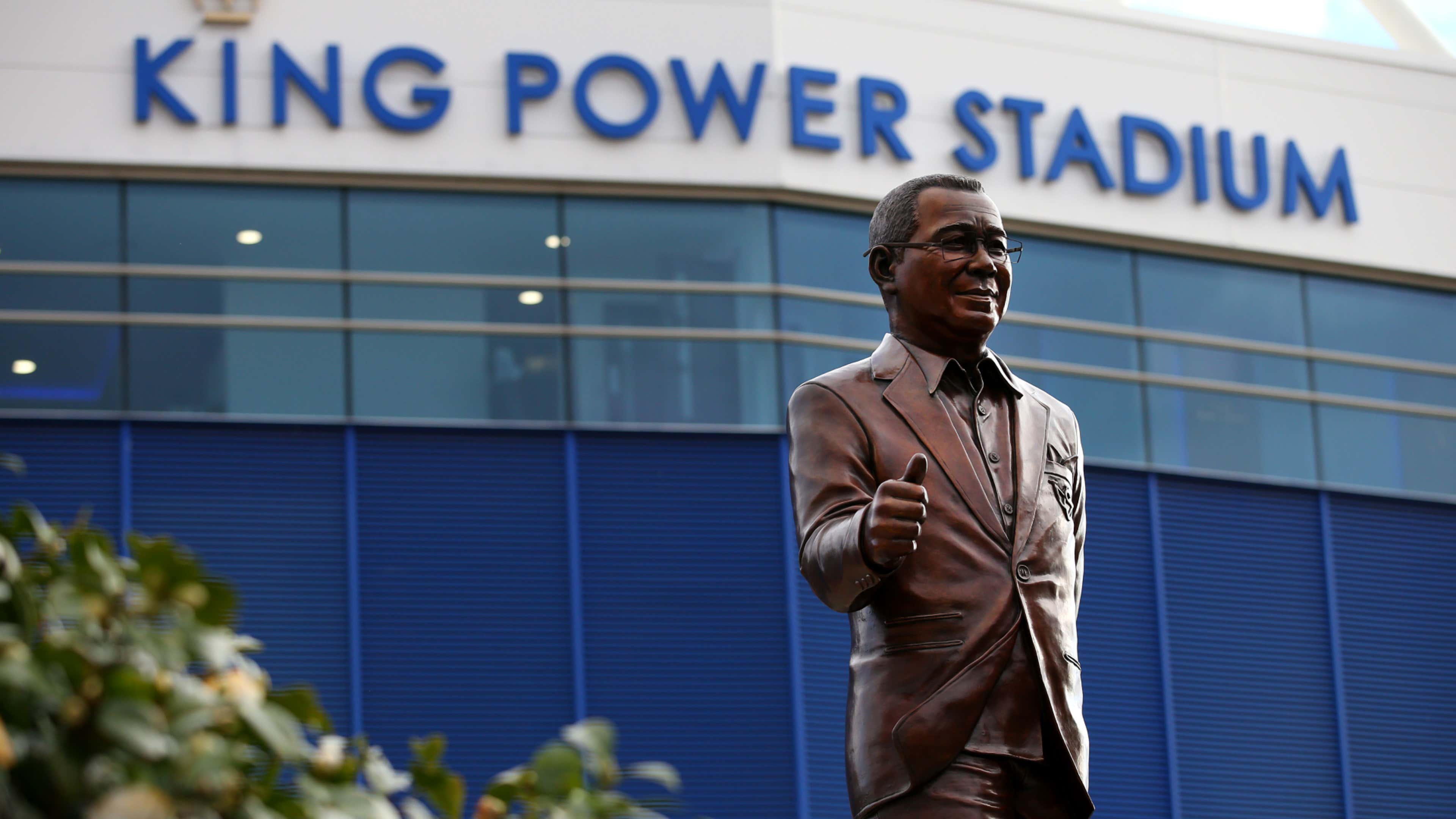 Statue Leicester City Vichai Srivaddhanaprabha King Power Stadium