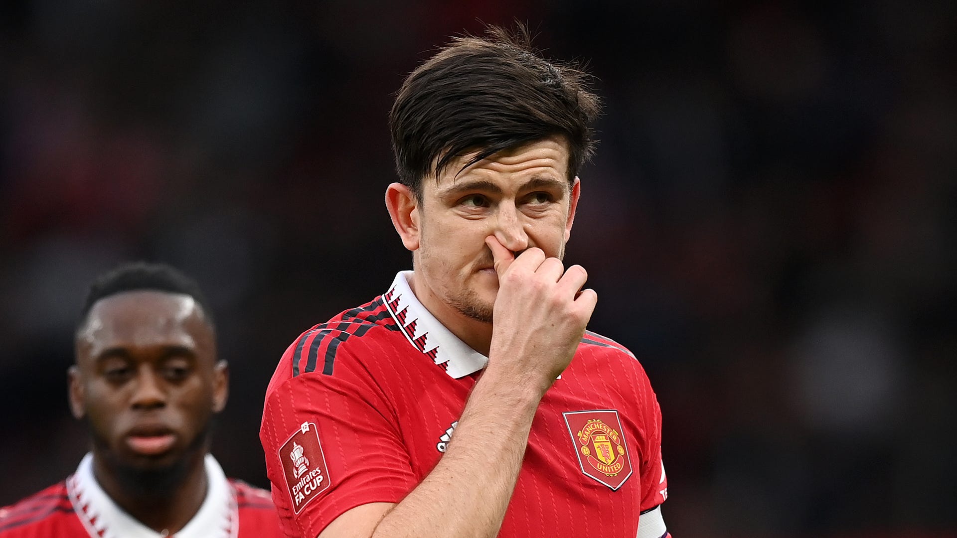 Harry Maguire Manchester United Fulham FA Cup 2022-23