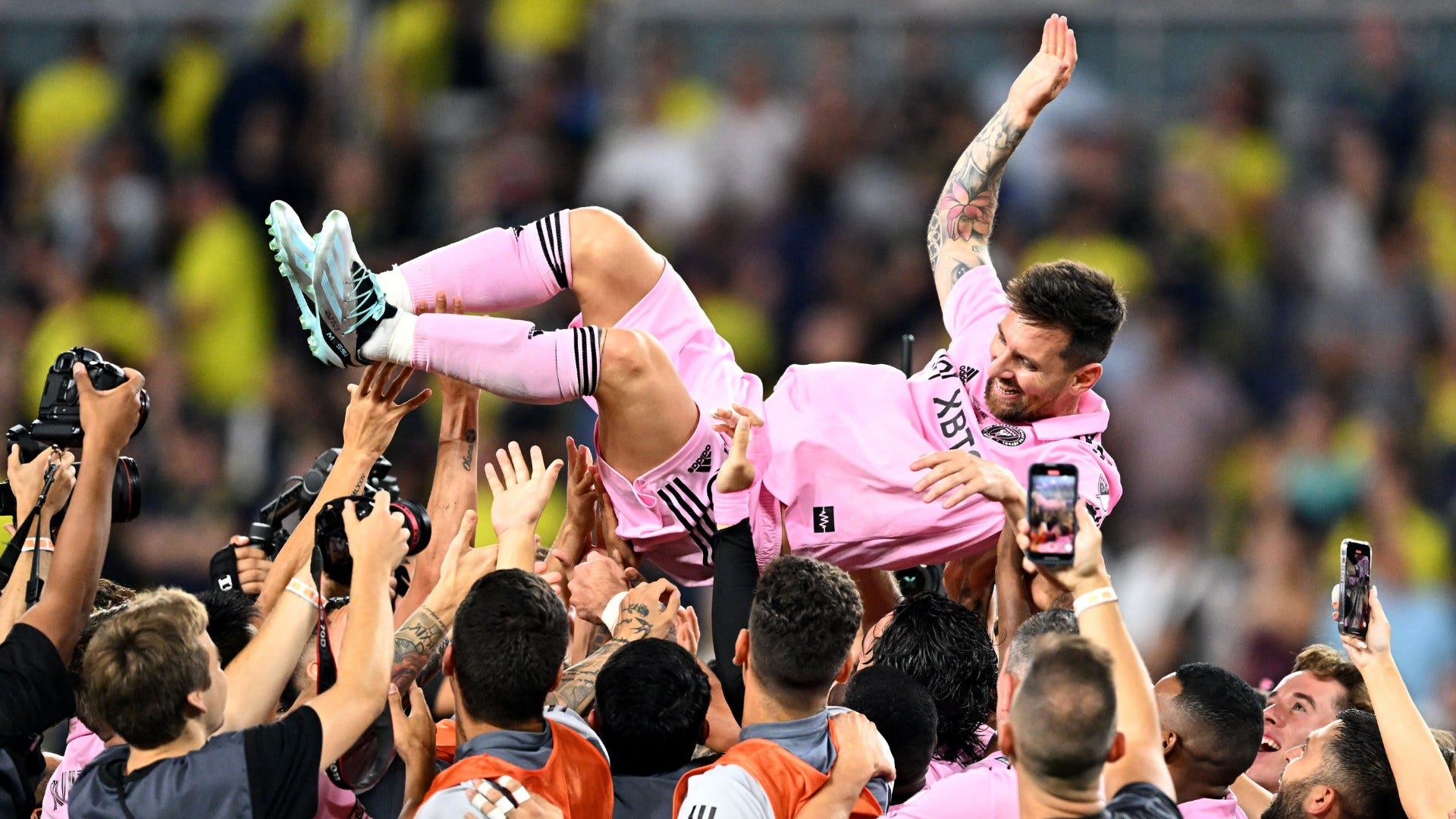 The Leagues Cup?! From now on, just christen it 'The Lionel Messi Cup'  after Inter Miami's title win