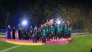 Saudi Arabia women's team; Champions of the International Friendly Tournament