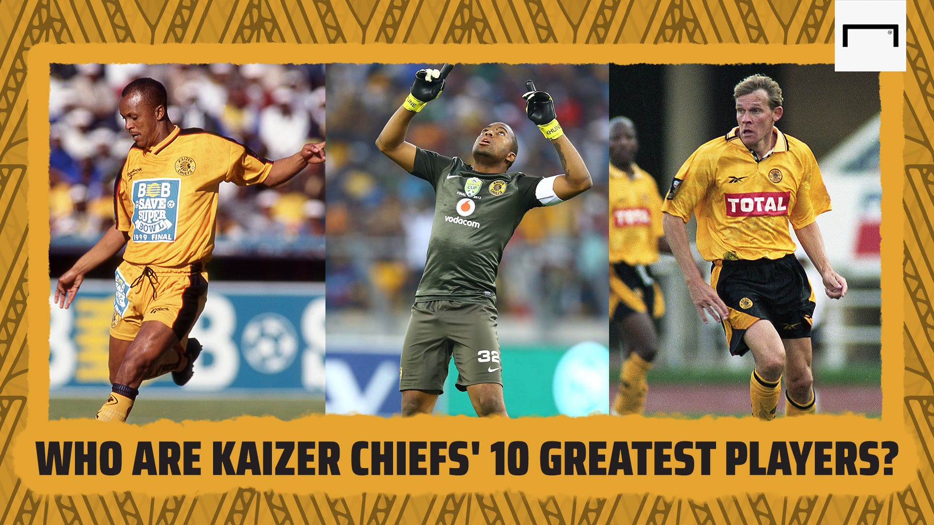 Who are Kaizer Chiefs' 10 greatest players?