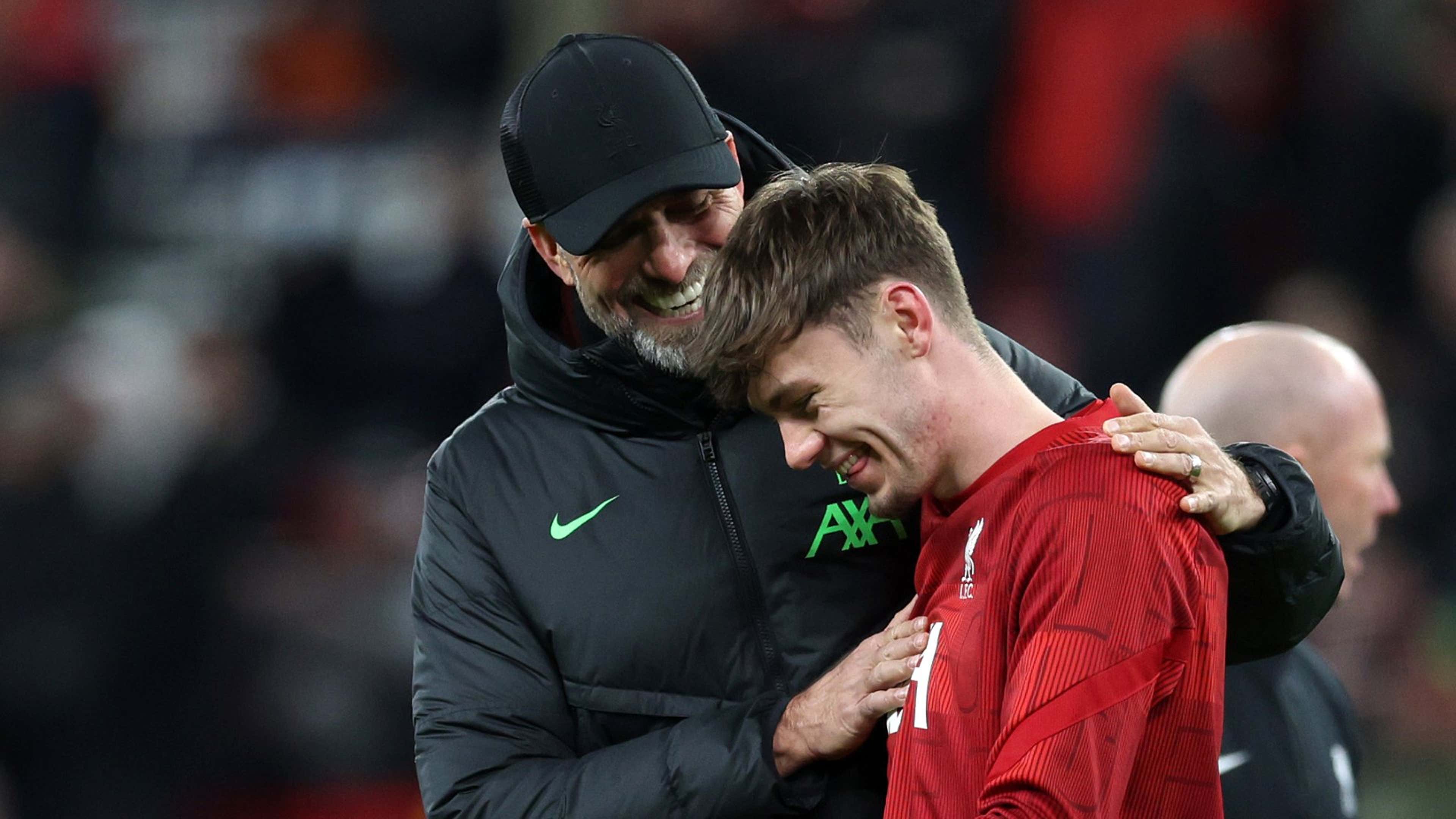 Liverpool vice-captain Trent Alexander-Arnold speaks highly of Conor Bradley. 