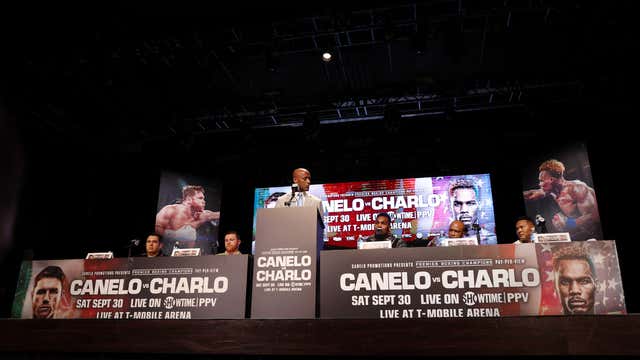 Tisková konference Canelo Alvarez vs. Jermell Charlo