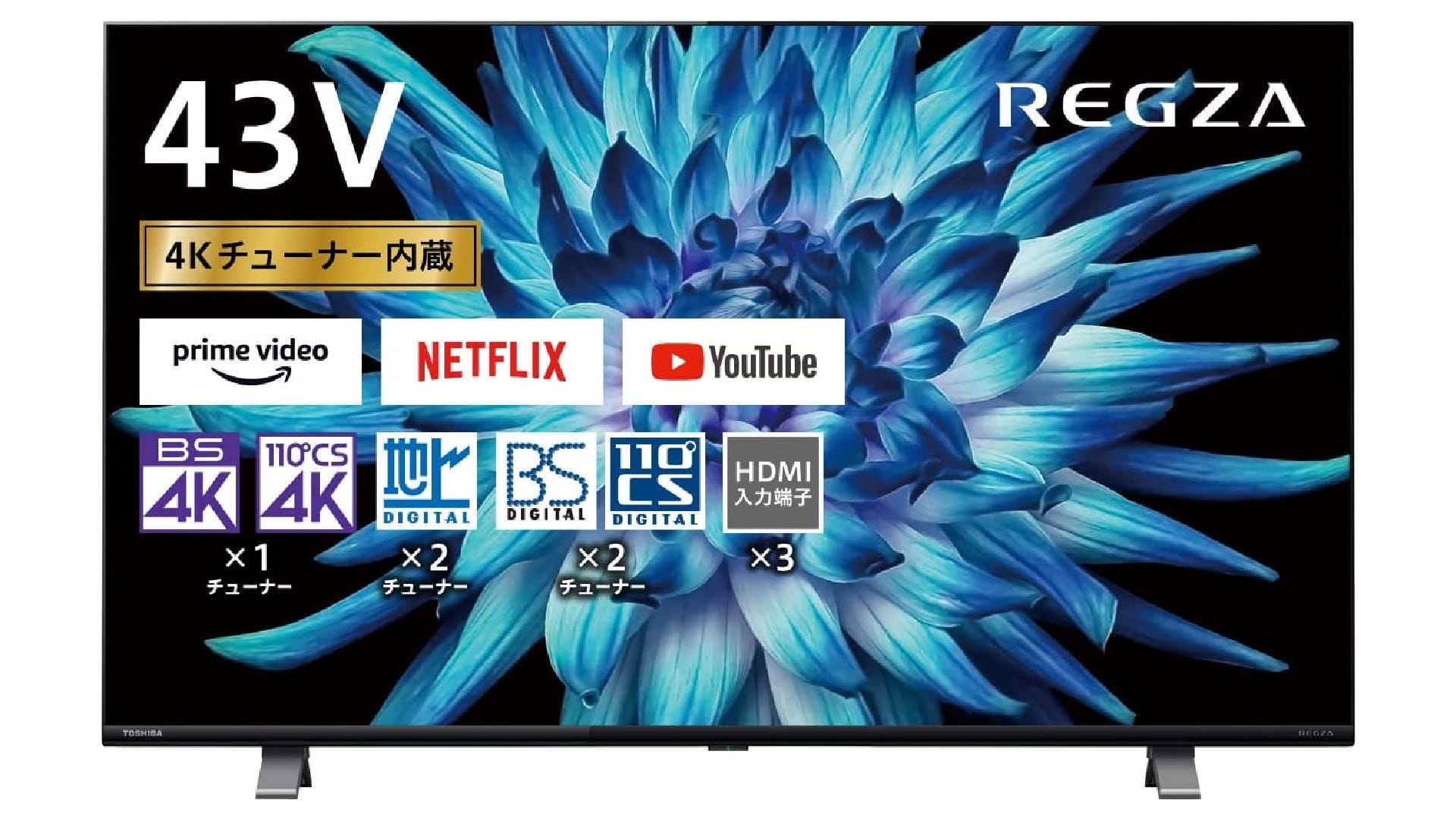 独特な店 ビューティーアップFUNAI Fire TV搭載スマートテレビ フナイ 液晶テレビ TV 搭載 Alexa 対応 43V型 