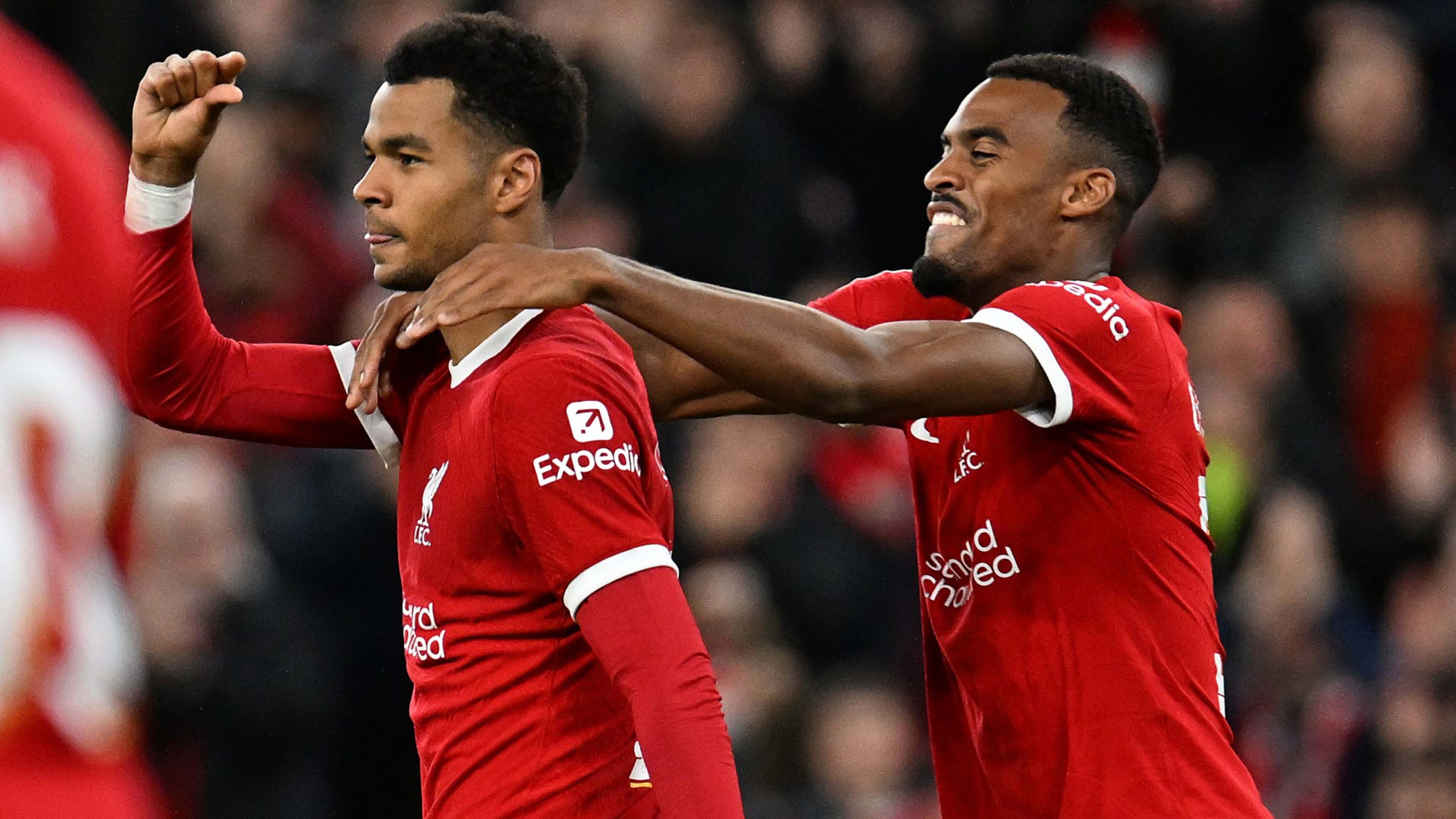 Liverpool player ratings vs Leicester City: Dutch duo Ryan Gravenberch and  Cody Gakpo get Reds going before Dominik Szoboszlai stunner seals Carabao  Cup comeback | Goal.com United Arab Emirates