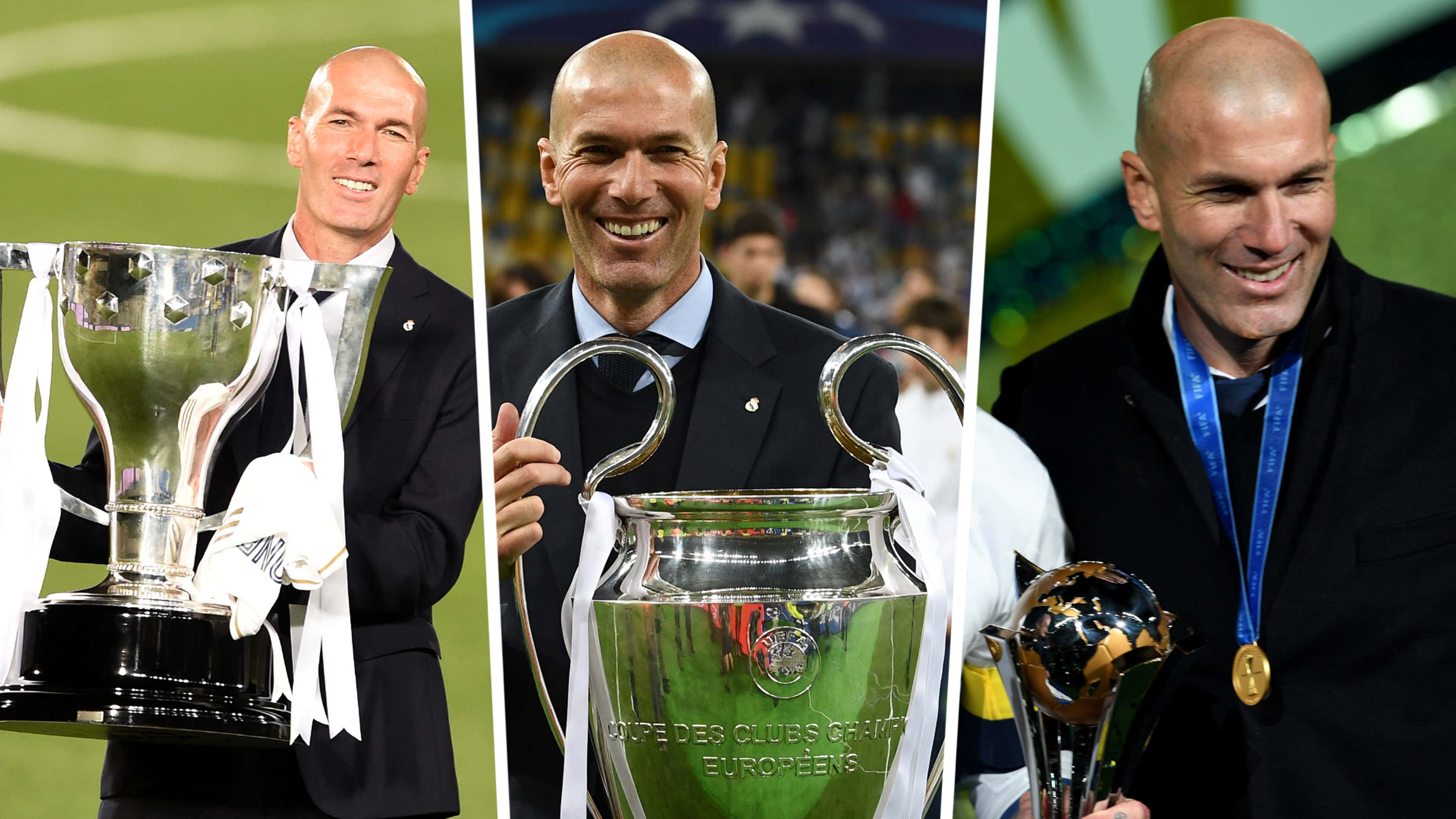 Zidane como entrenador del Real Madrid: Cuántos títulos ha ganado, palmarés, partidos, victorias, logros y récords | Goal.com Argentina