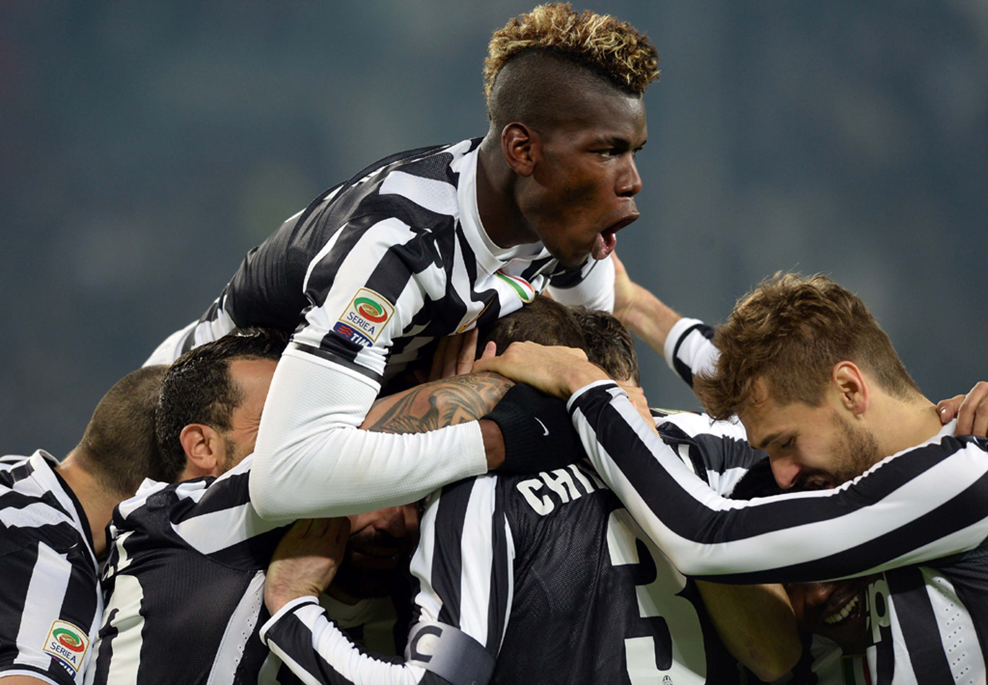 Paul Pogba Juventus celebrating