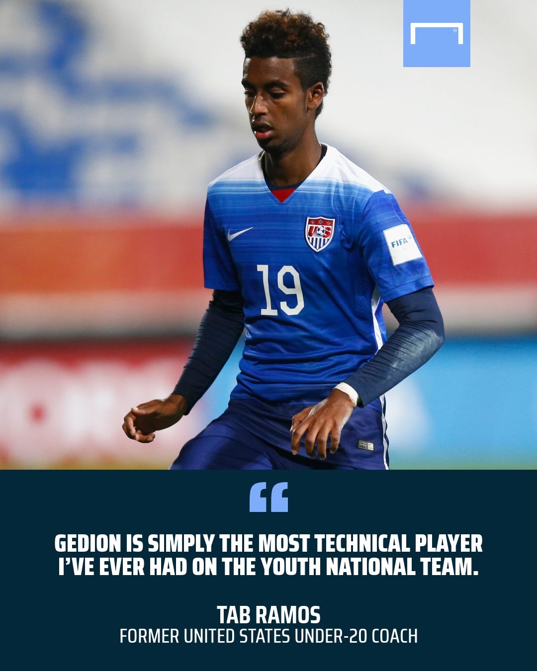 Gedion Zelalem Tab Ramos United States Under-20s GFX