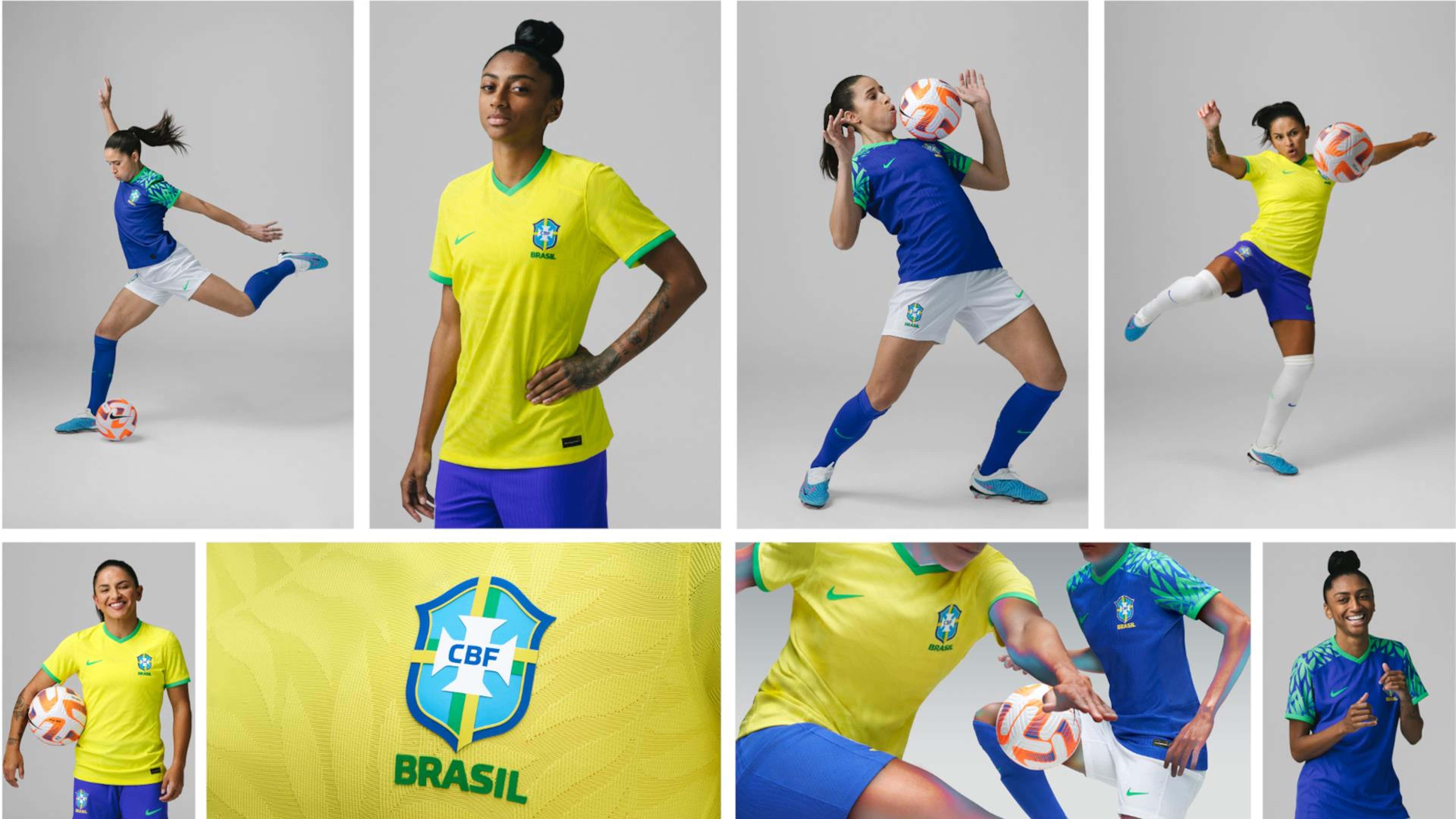 Camisa Oficial do Brasil Branca Folhas de Palmeiras Seleção
