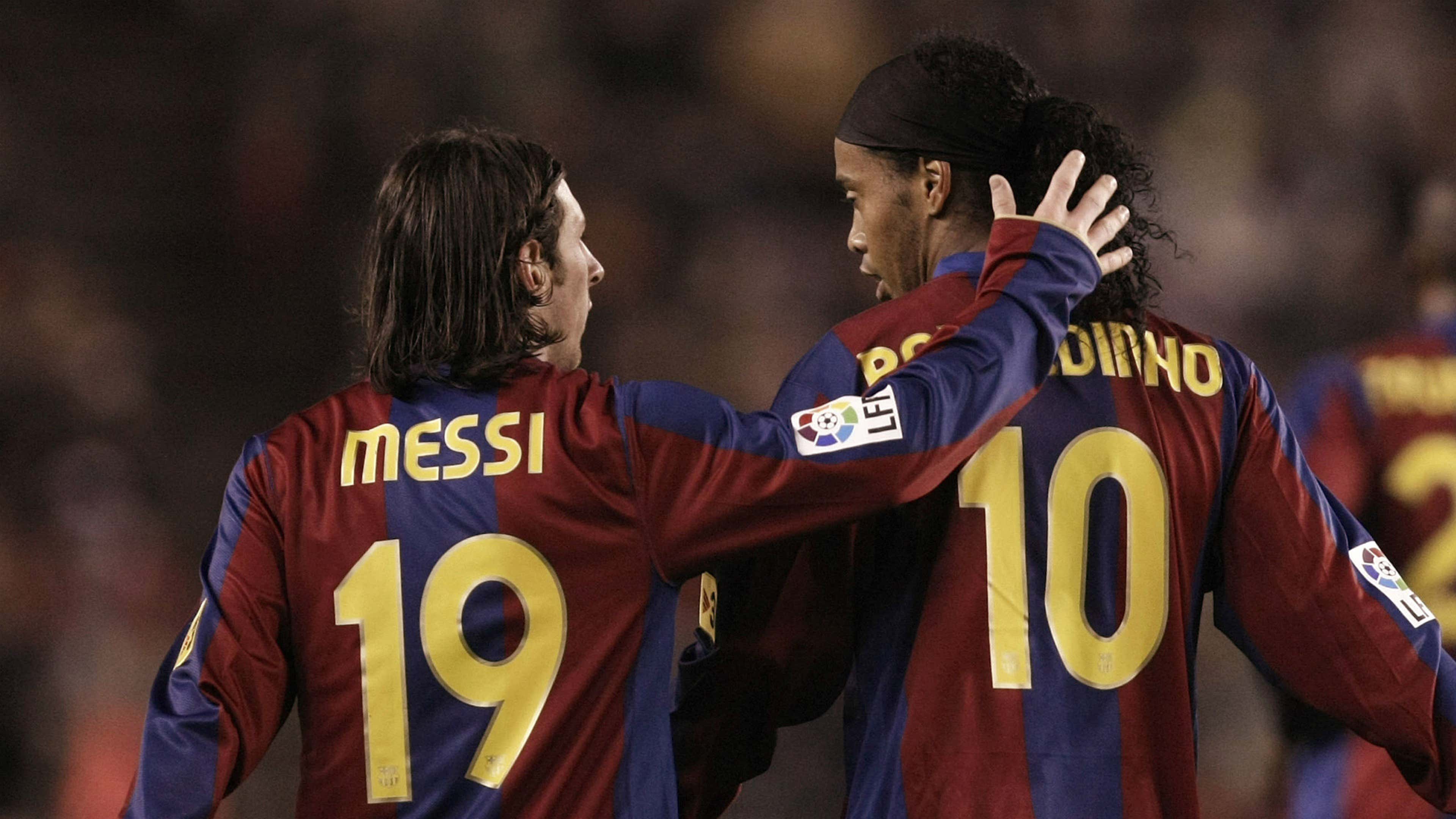 Lionel Messi Ronaldinho Barcelona