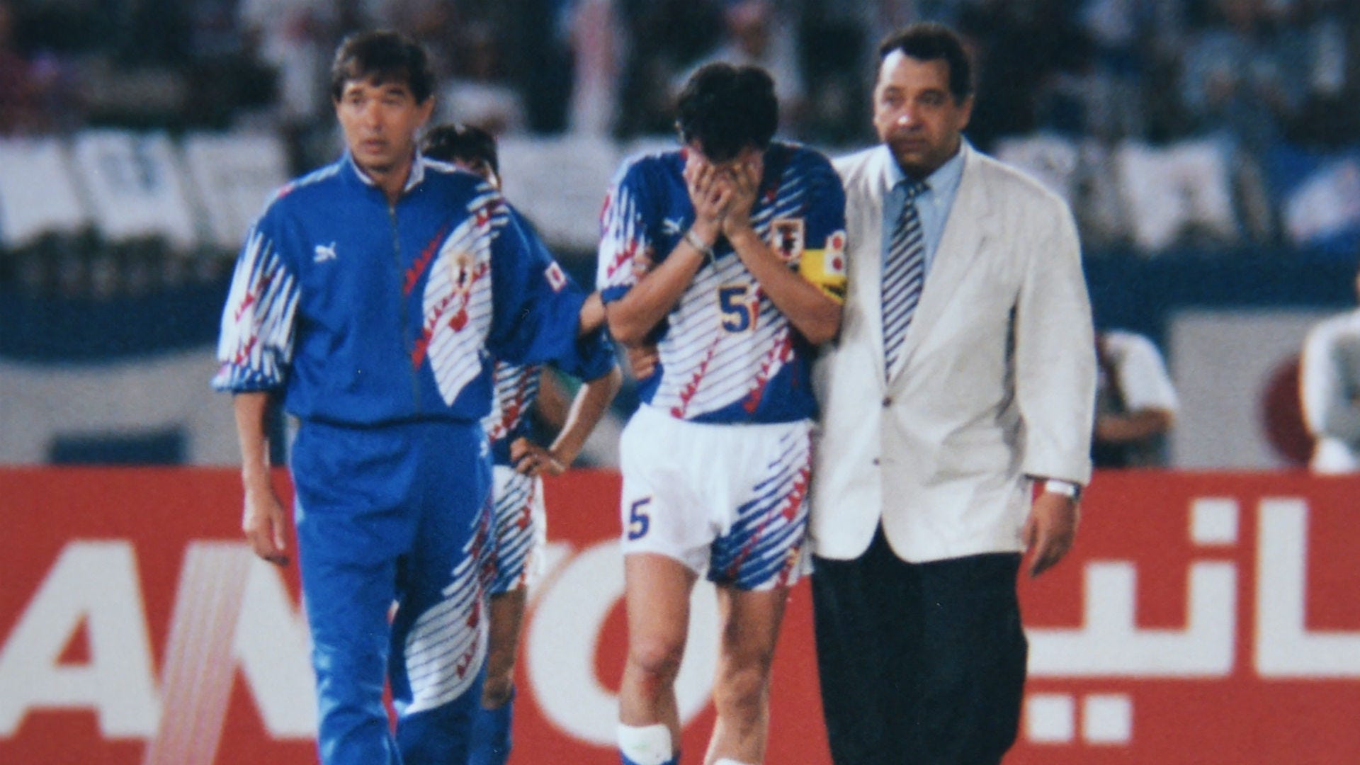 三浦和良サッカー 90s 日本代表 KAZU 三浦和良 ワールドカップ  ドーハの悲劇