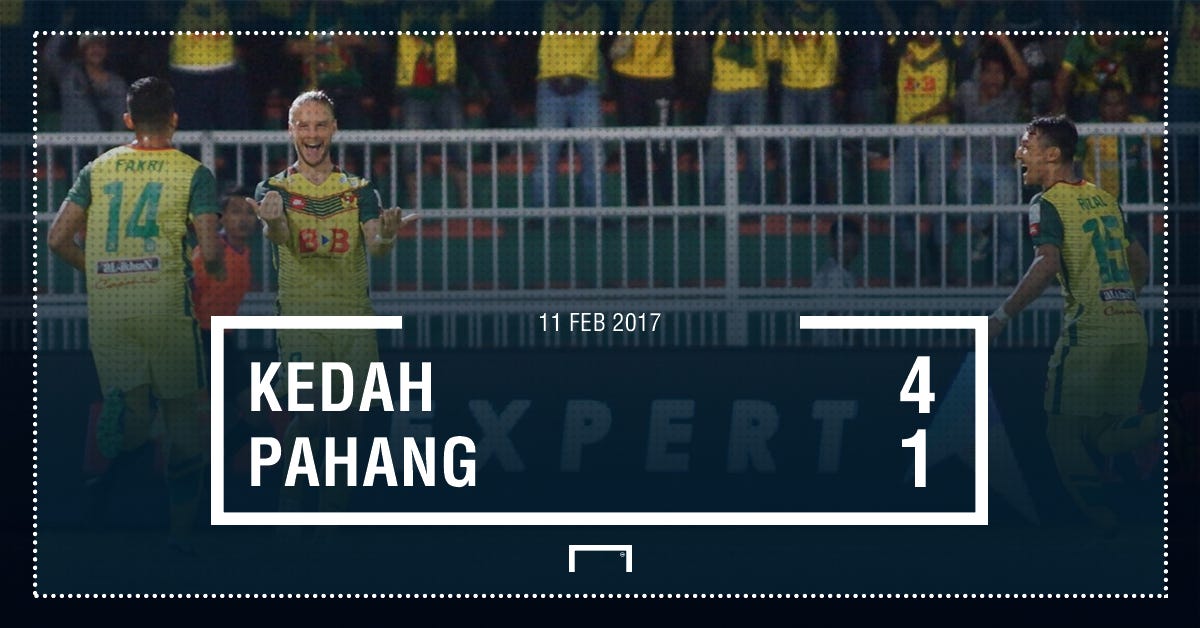 Result, Super League, Kedah, Pahang