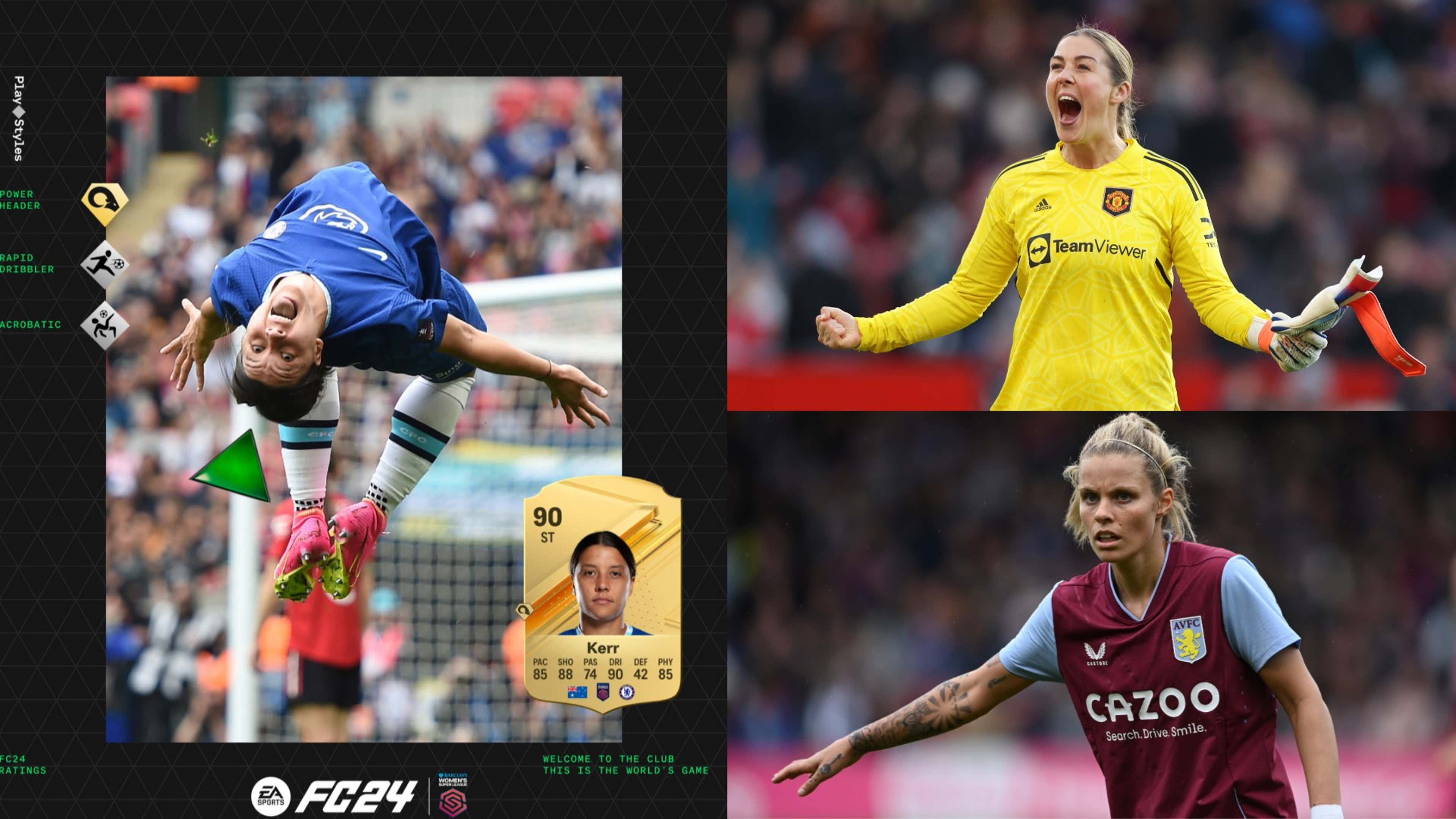 EA Sports FC 24 best WSL players