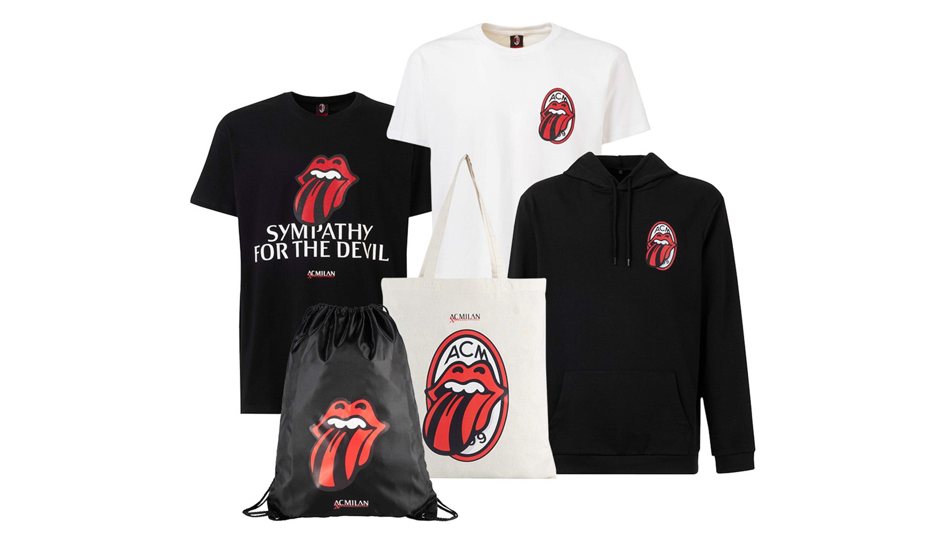 Rolling Stones x AC Milan collection 