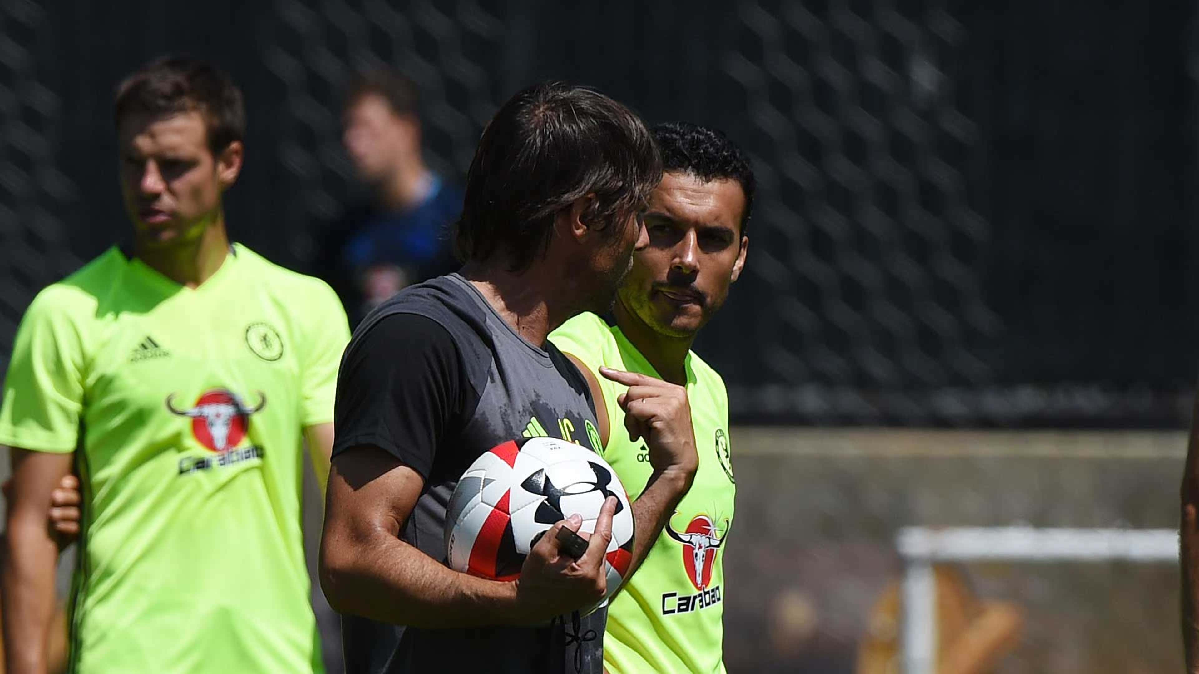 Conte with Pedro