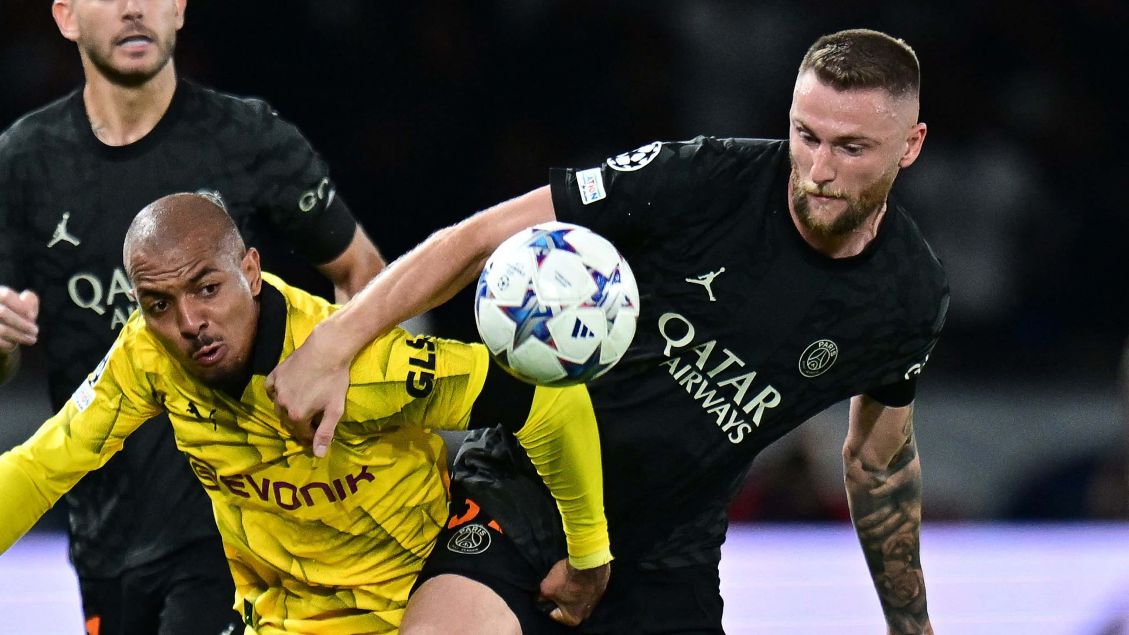PSG player ratings vs Borussia Dortmund: Vitinha runs the show as Kylian  Mbappe and Achraf Hakimi ensure perfect Champions League start | Goal.com
