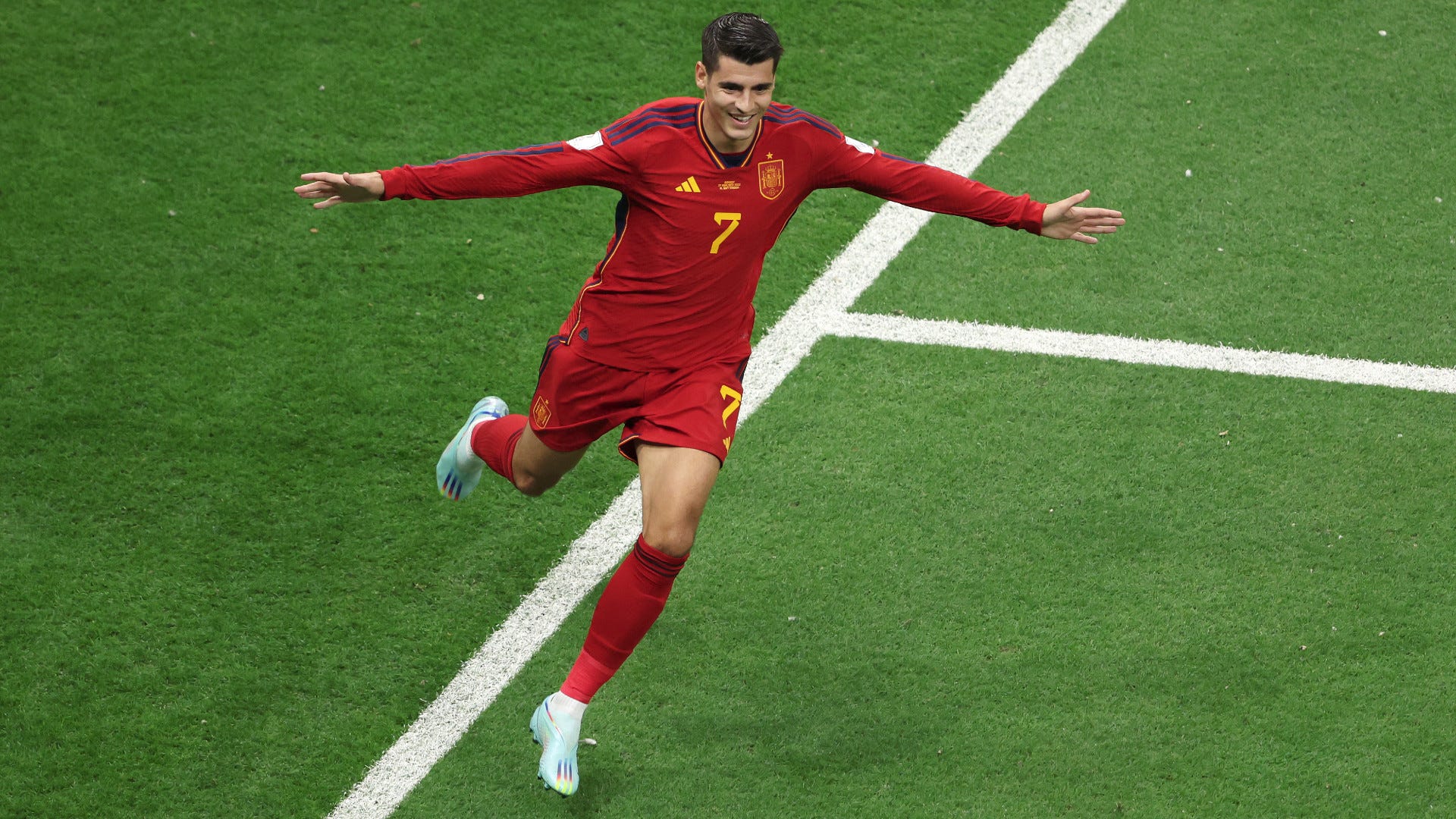 WATCH: Super-sub Morata produces clever finish from delightful Olmo pass to  put Spain in front vs Germany  Cameroon