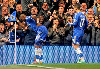 Samuel Eto'o Chelsea Tottenham Hotspur Premier League 03082014