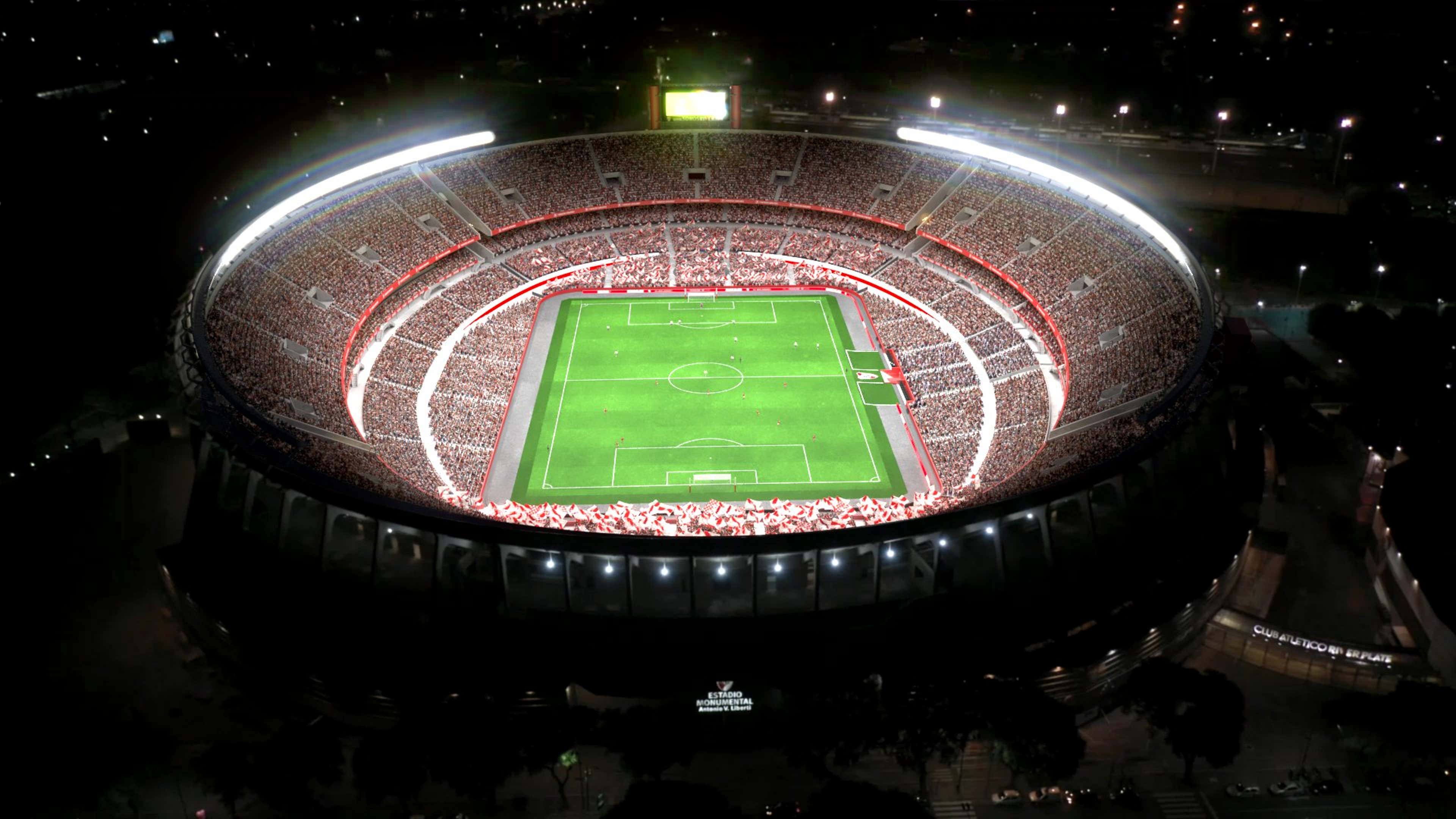 Qual é a capacidade do Monumental de Núñez, estádio do River Plate