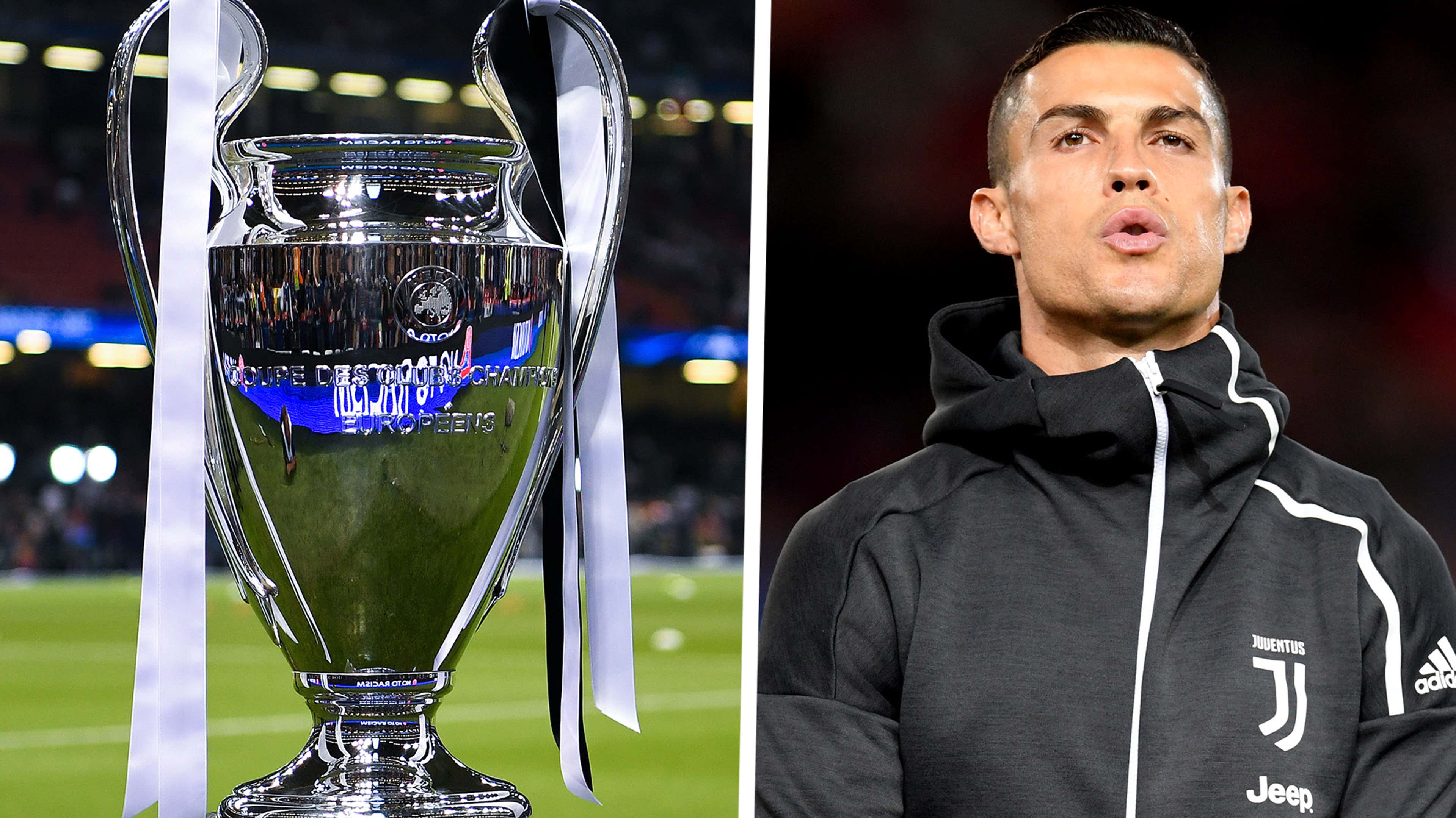Champions League trophy Cristiano Ronaldo