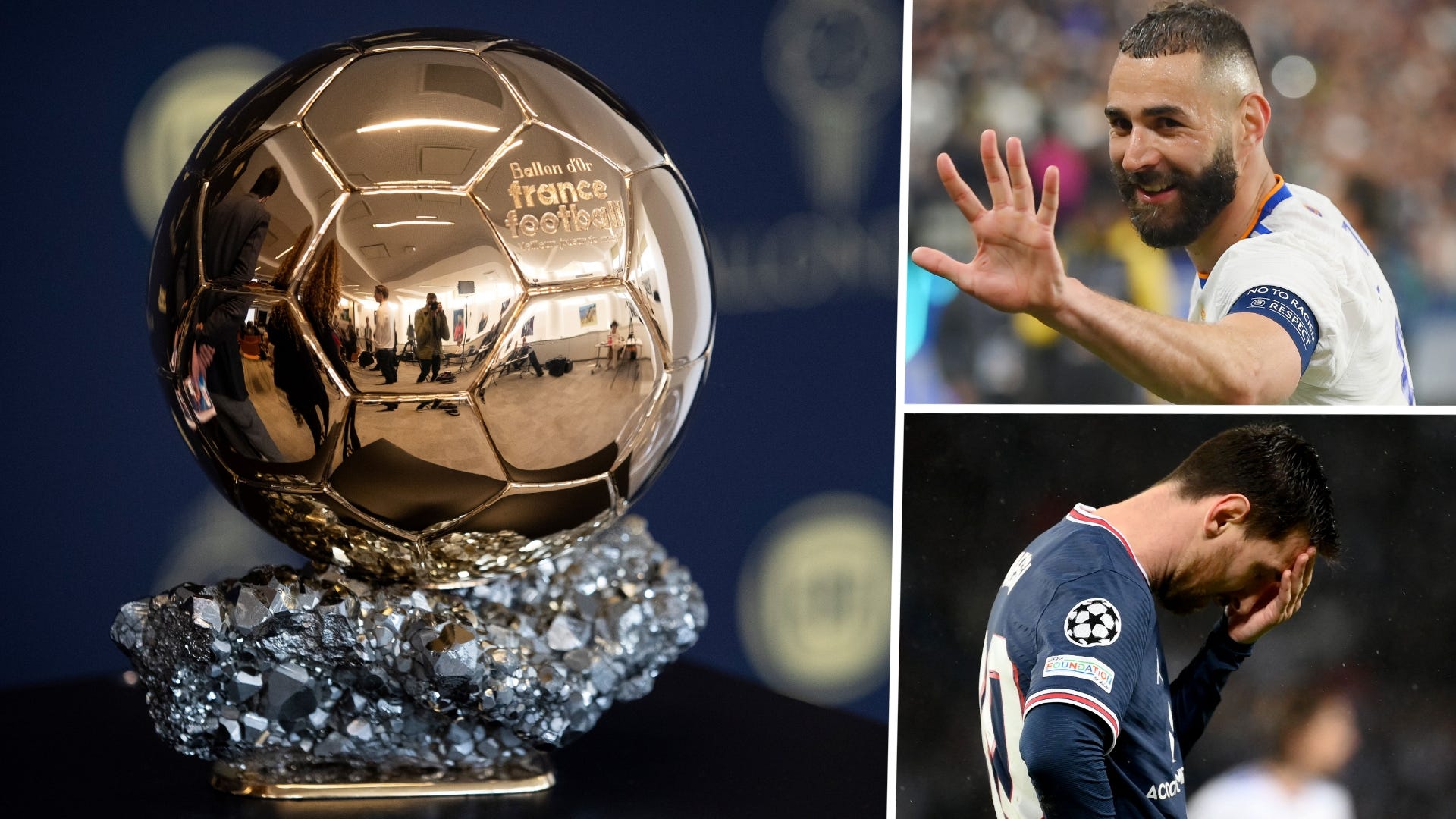 Ballon d'Or Benzema Messi GFX