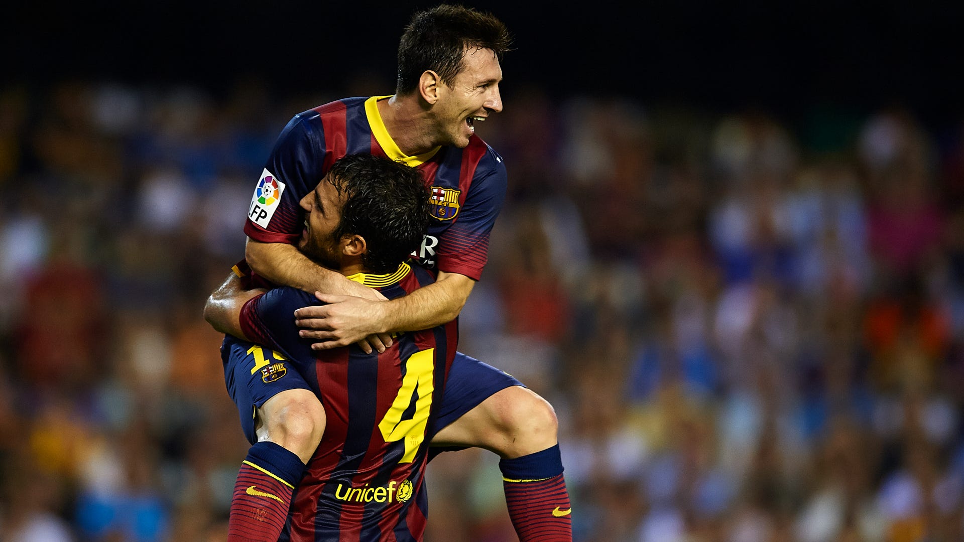 Lionel Messi Cesc Fabregas Barcelona