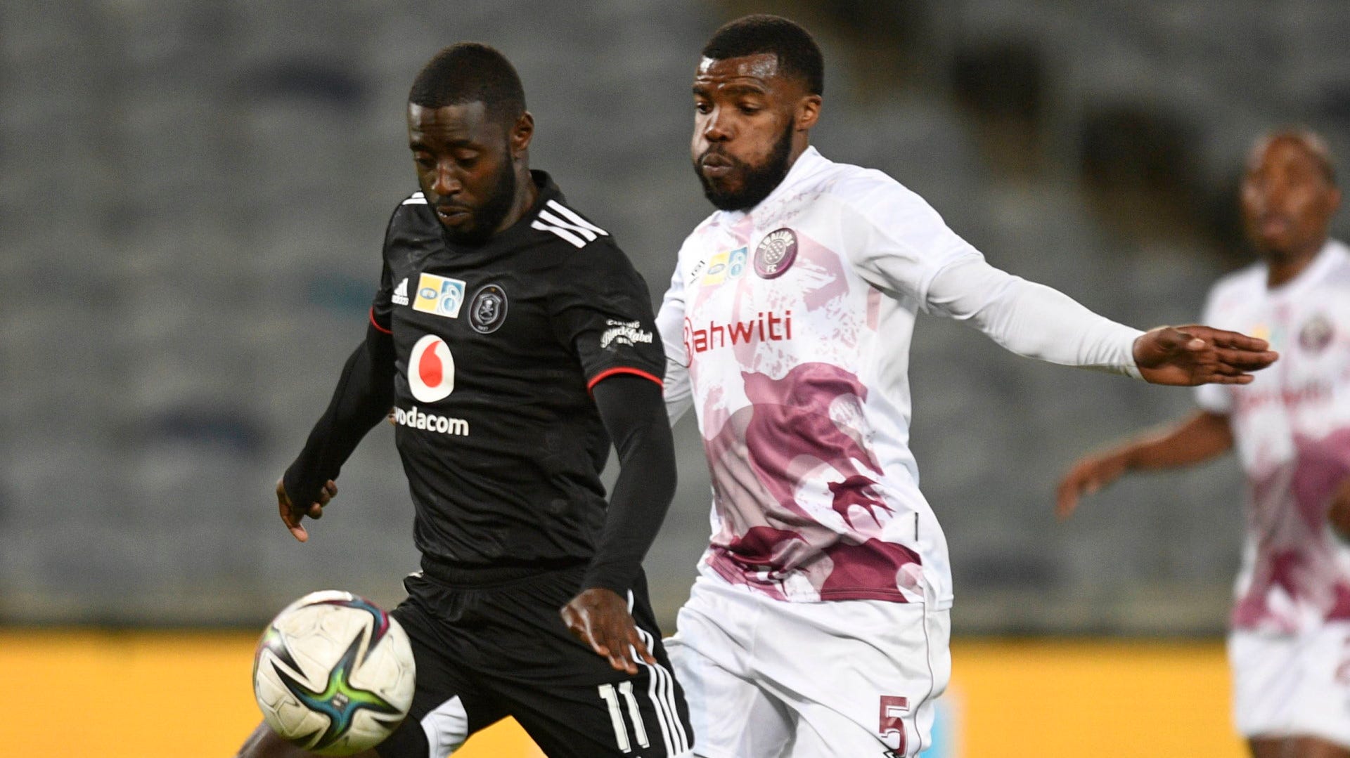 Deon Hotto and Wandisile Letlabika, Orlando Pirates vs Swallows FC, August 2021