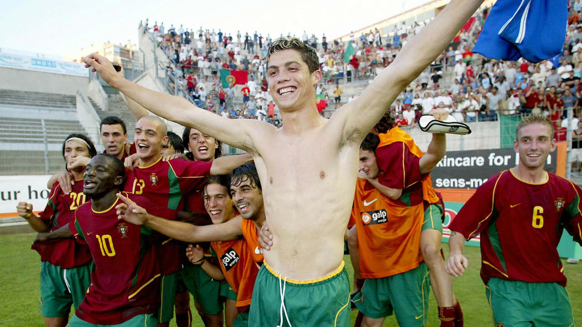 Cristiano Ronaldo Portugal Toulon 21062003