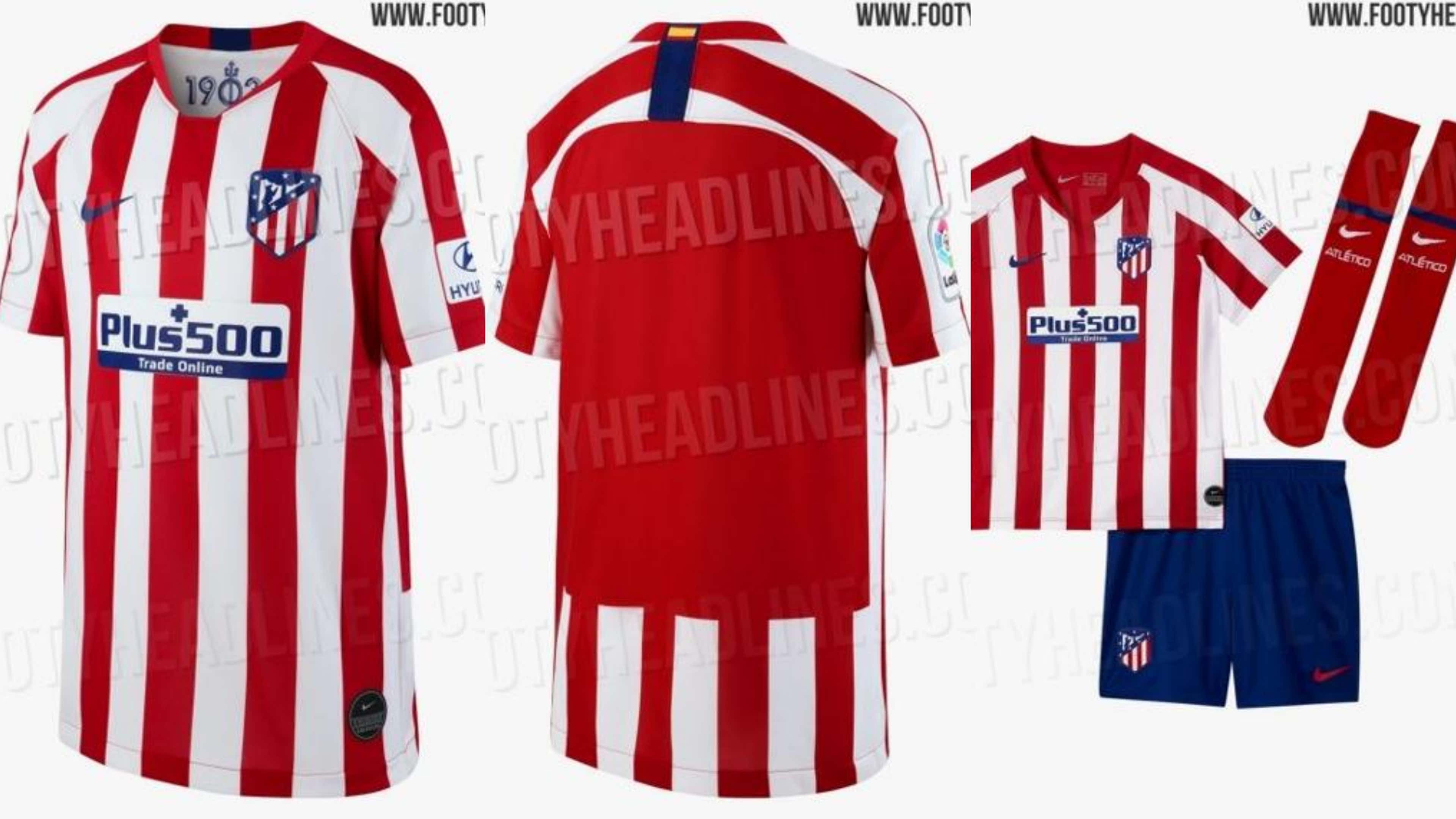 Las nuevas camisetas filtradas del Atlético de Madrid para la temporada  2019-2020