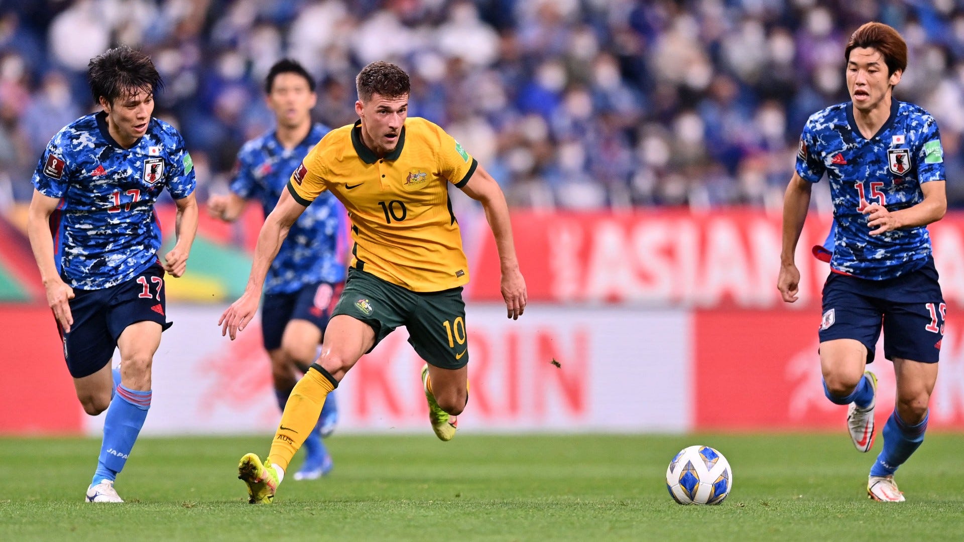 サッカー日本代表とオーストラリア代表 過去10年の対戦成績は Goal Com 日本