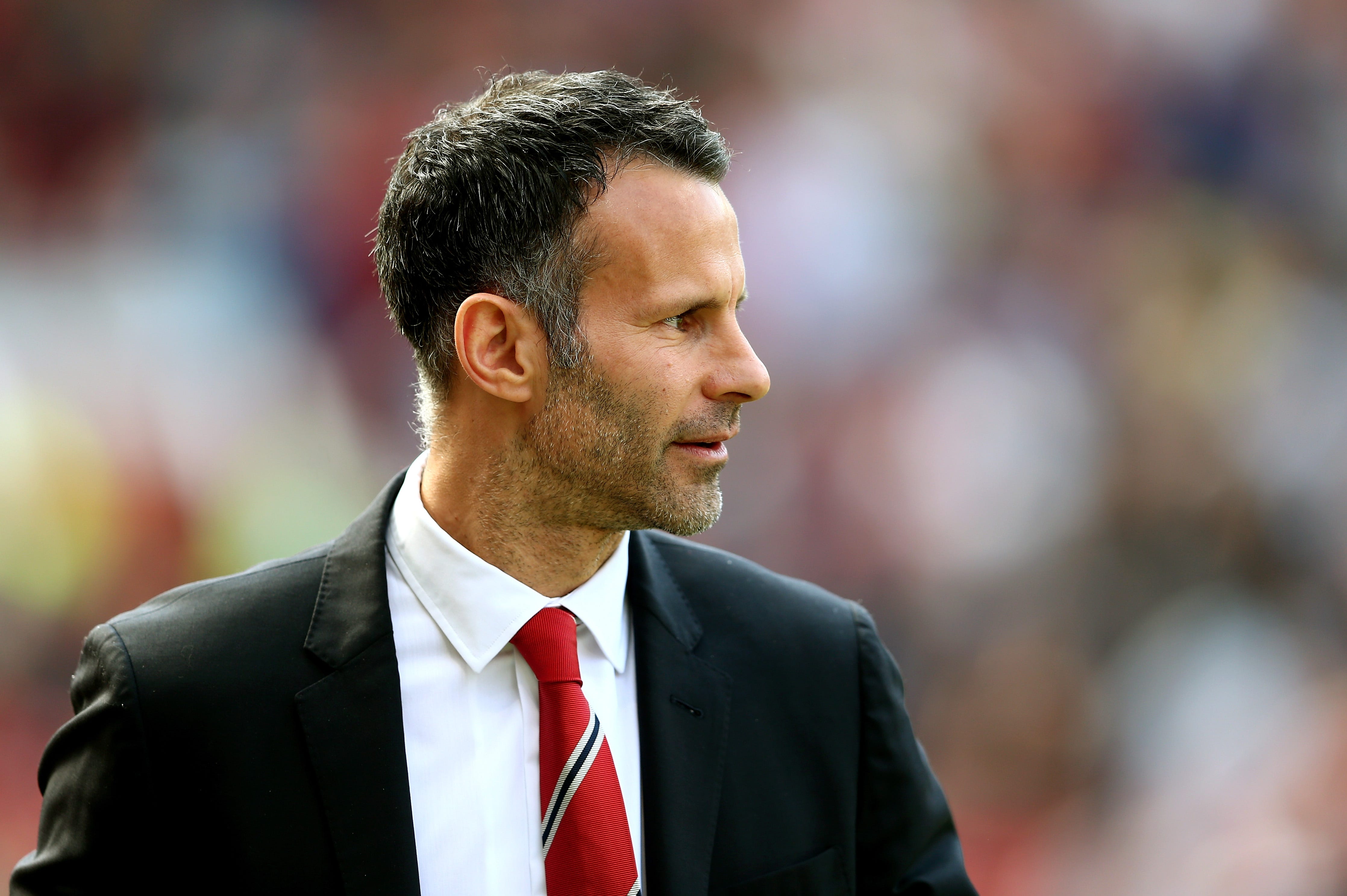 Ryan Giggs during his spell as Manchester United interim manager